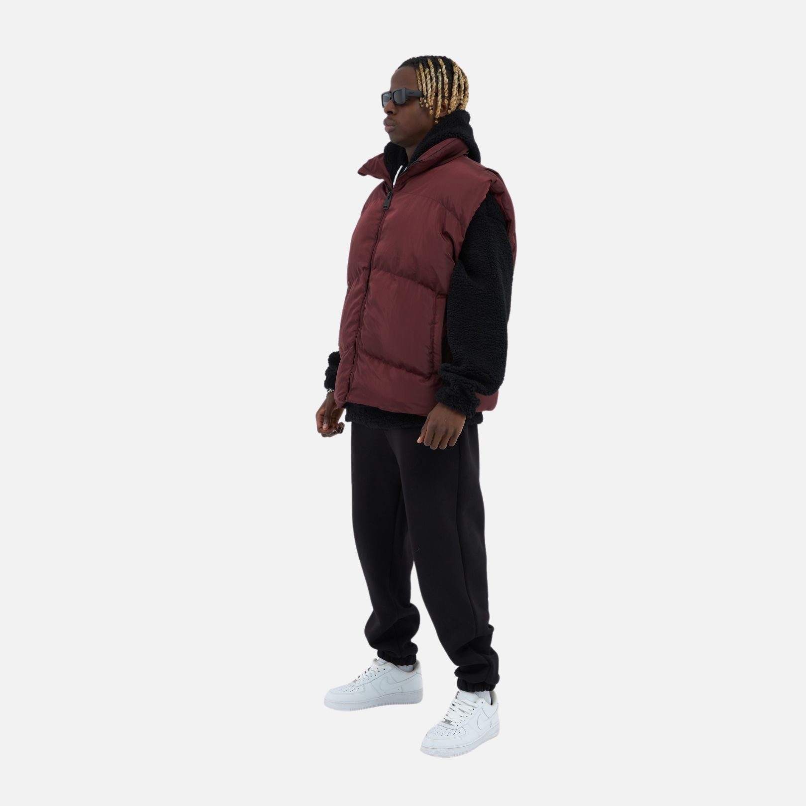 COFI Casuals Steppweste Puffer Weste Vest Übergangsweste Oversize