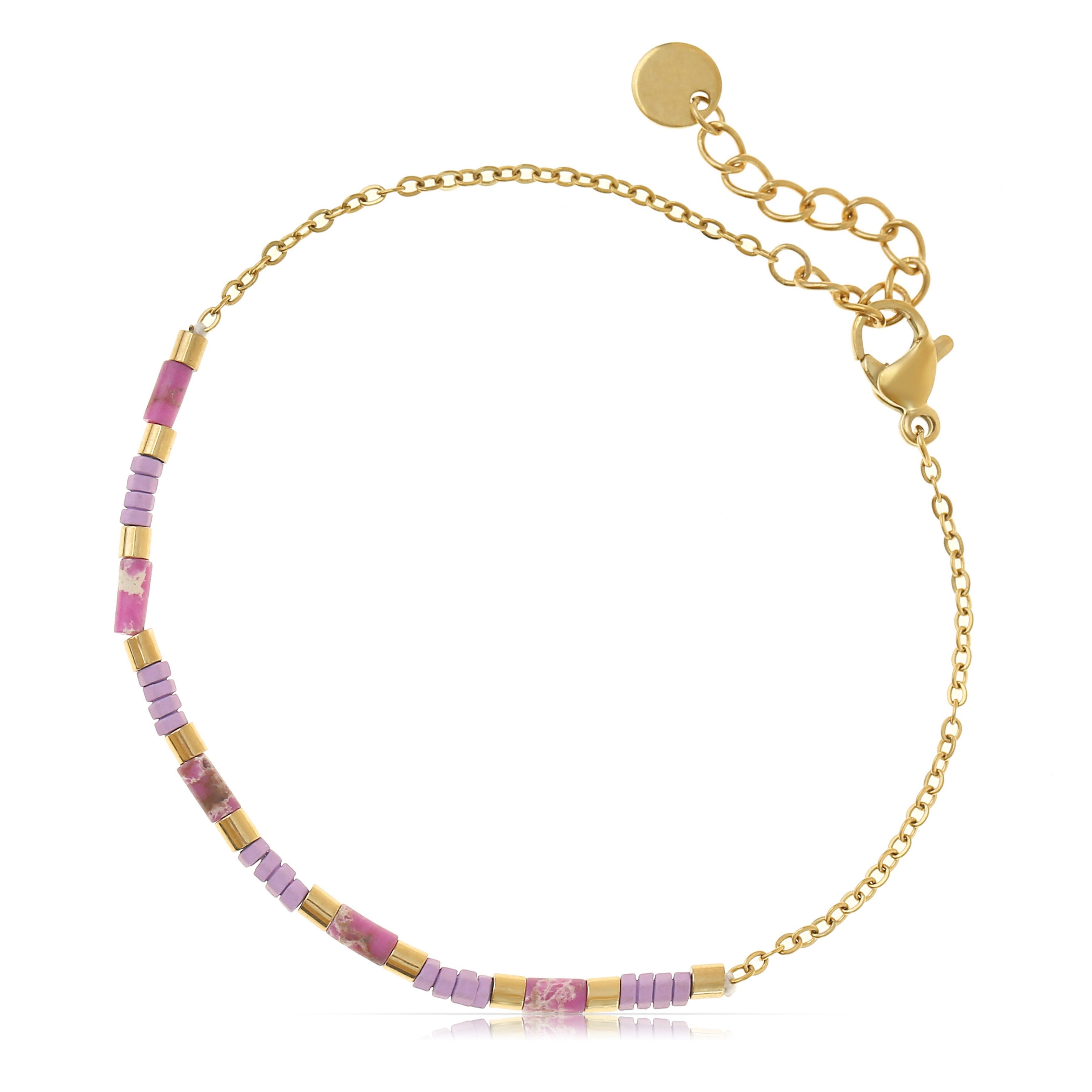 Made by Nami Perlenarmband Damen Armband mit Perlen verstellbar wasserfest, günstig online kaufen