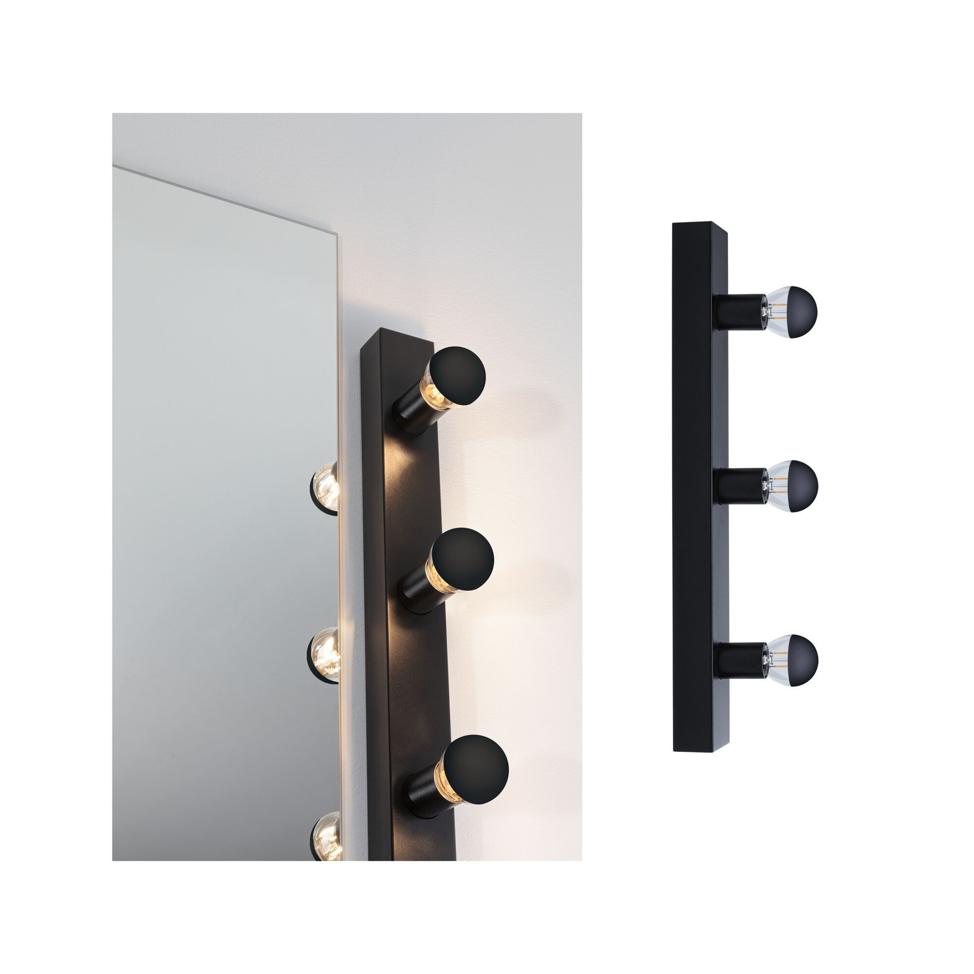 Paulmann LED Spiegelleuchte Set Spiegelleuchte Regula II inkl. Leuchtmittel 3-flammig IP44 E14 270