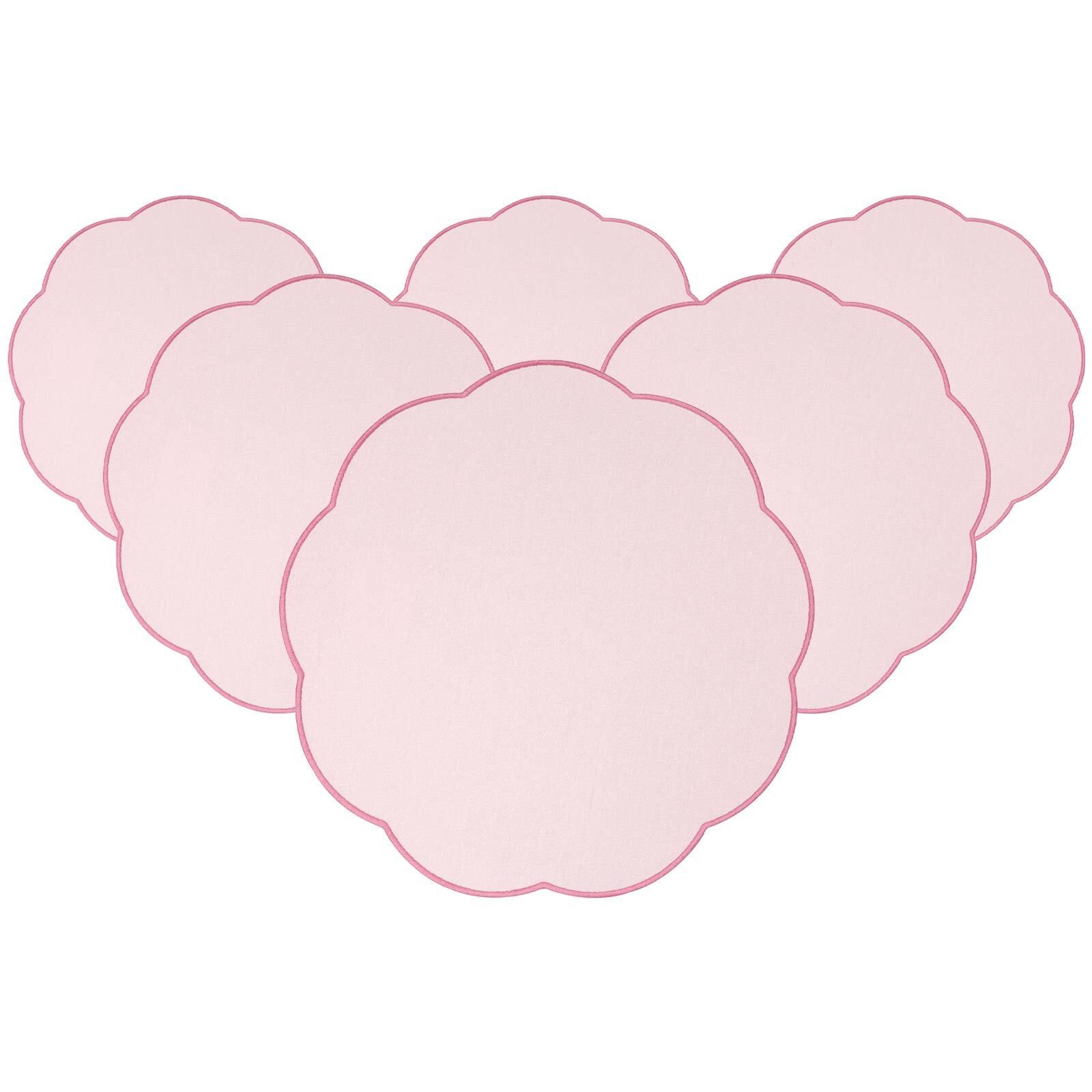 Villeroy & Boch Platzset Fleur Accessoires Platzsets ø 40 cm 6er Set, (6-St)