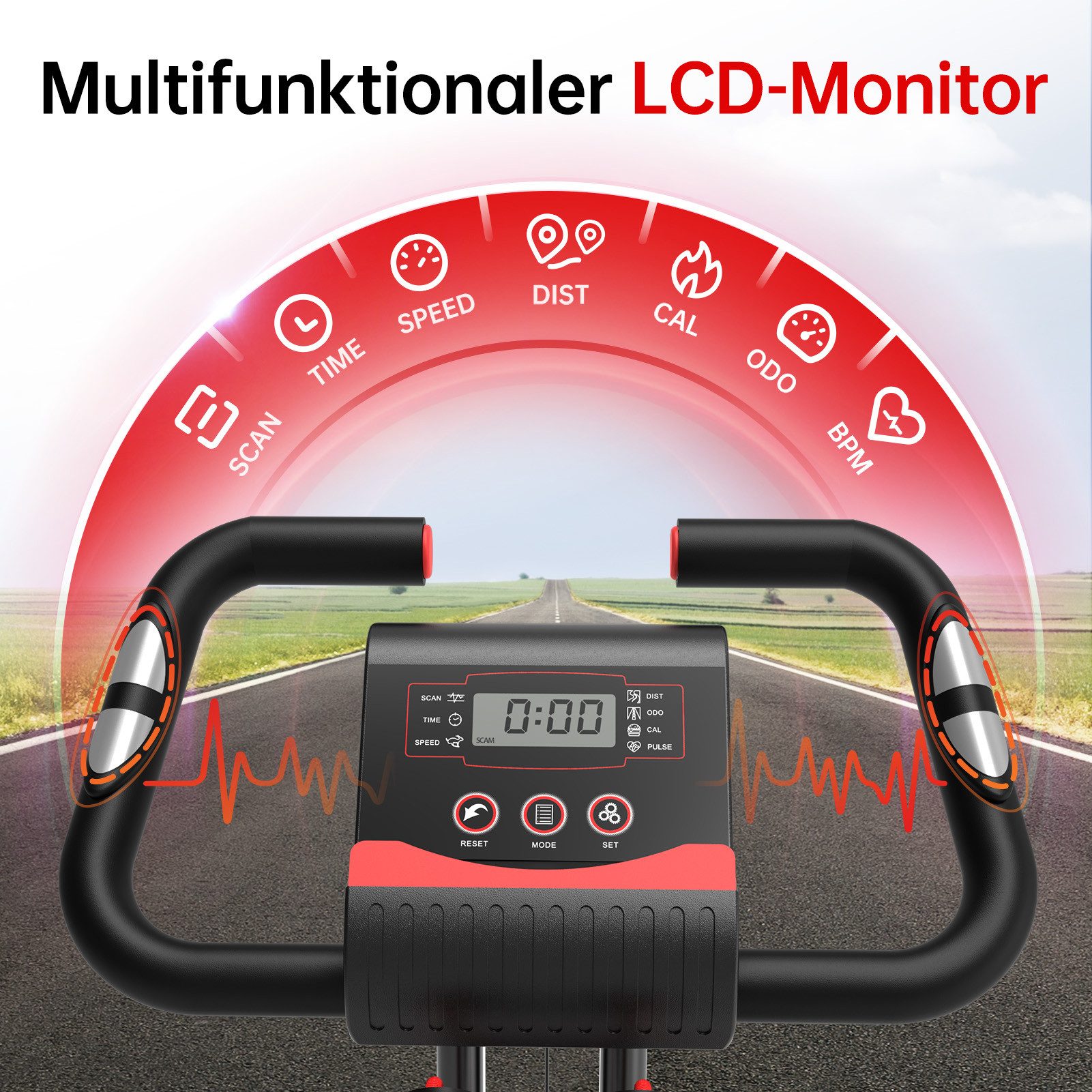 PASYOU Fitnessbike PASYOU Heimtrainer Fitnessbike für Home Workout