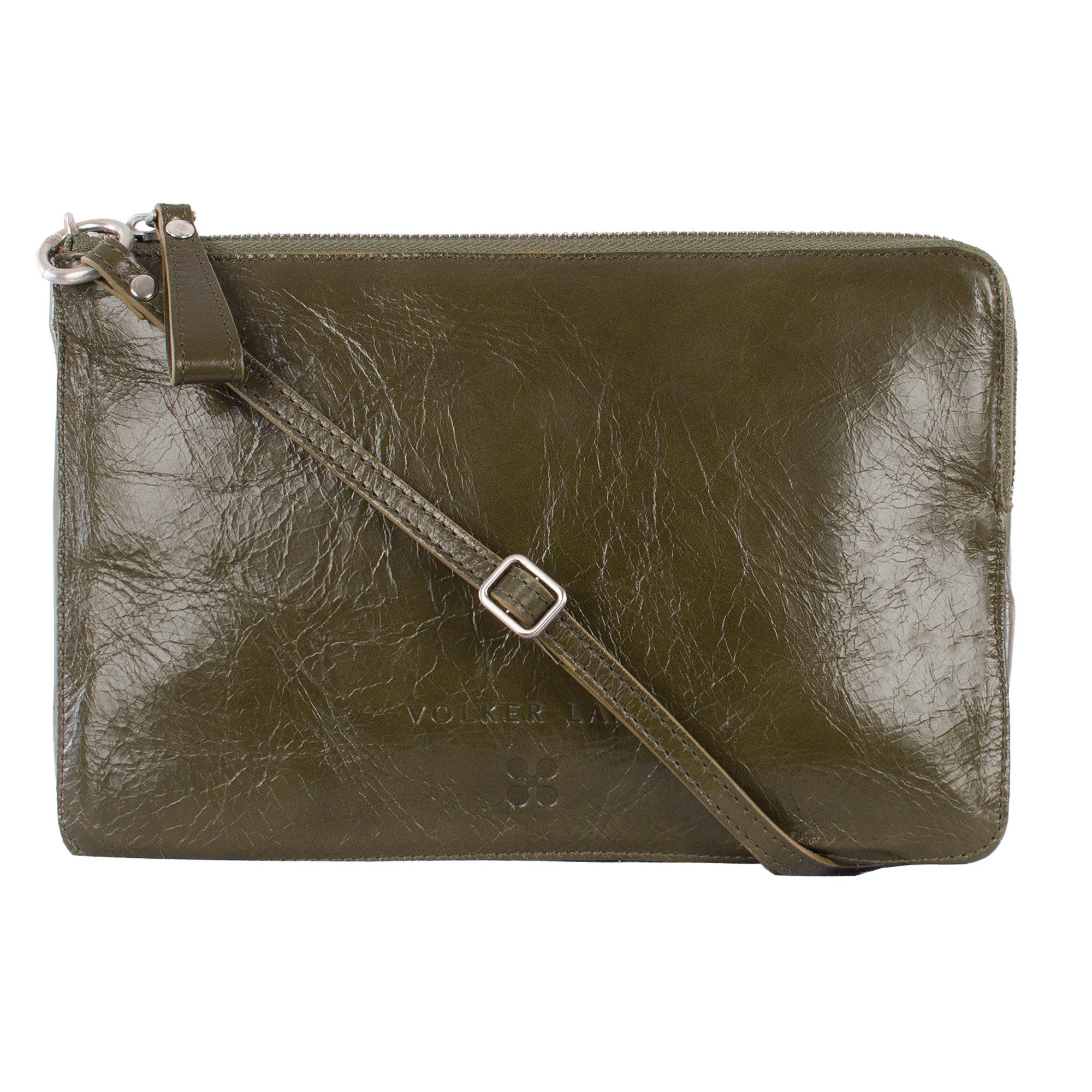 VOLKER LANG Umhängetasche JOSEPHINE, BO16 - Kompakte Vintage-Ledertasche für Alltag & Abend