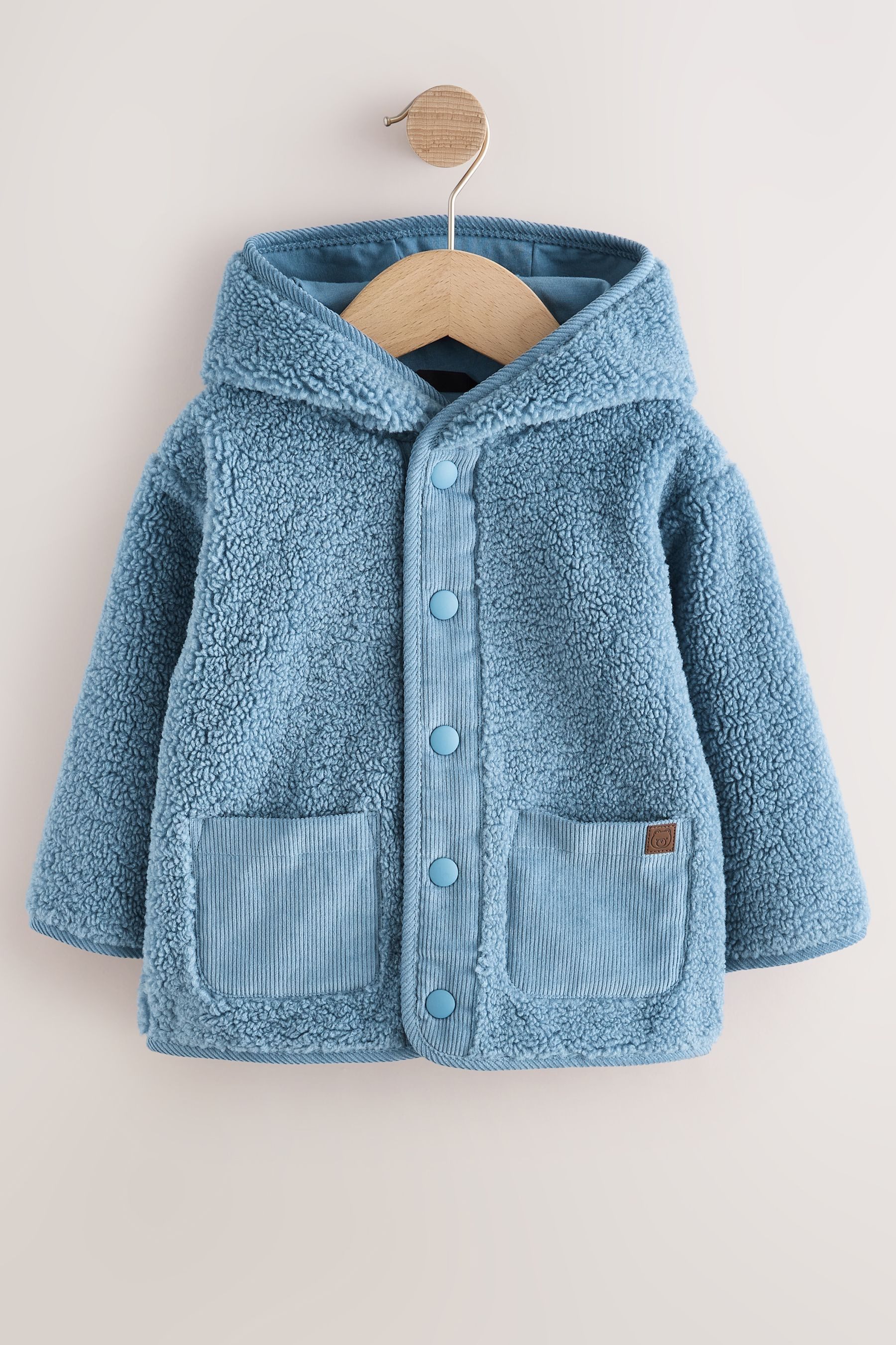 Next Kapuzenfleecejacke Fleecejacke mit Kapuze (1-St) – Bild 5 von 5