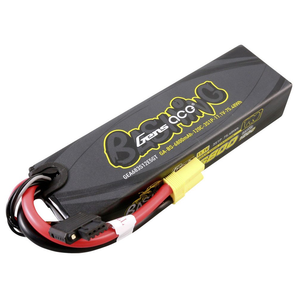 Gens ace Gens ace Modellbau-Akkupack (LiPo) 11.1 V 6800 mAh Hardcase EC5 Akku 6800 mAh