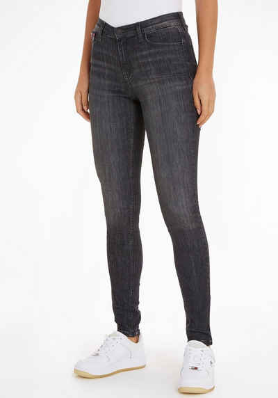 Tommy Джинси Skinny-fit-Jeans Nora mit Tommy Джинси Label-Badge & Passe hinten