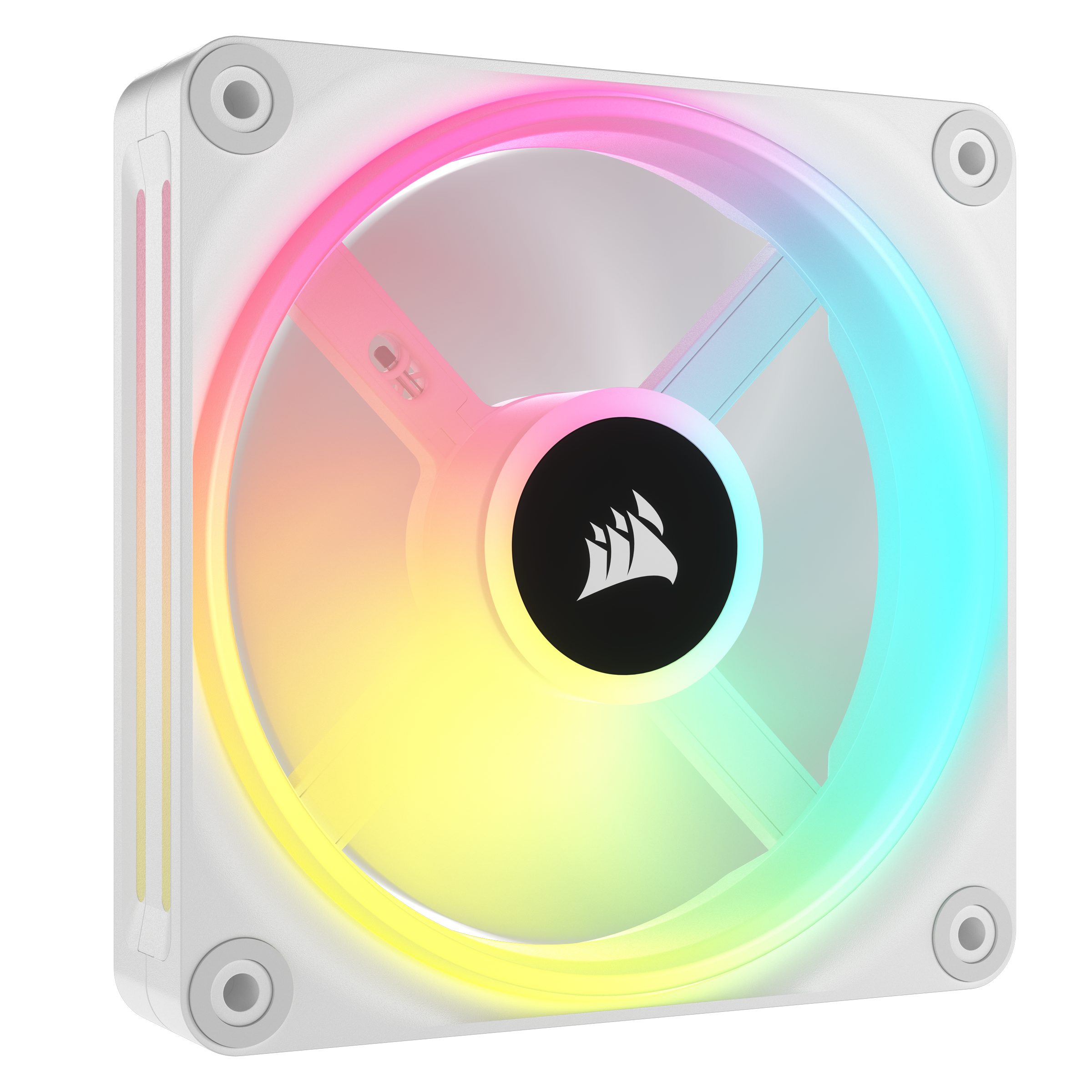 Gehäuselüfter iCUE LINK QX120 RGB Starter-Kit – Weiß 120-mm-PWM-Lüfter