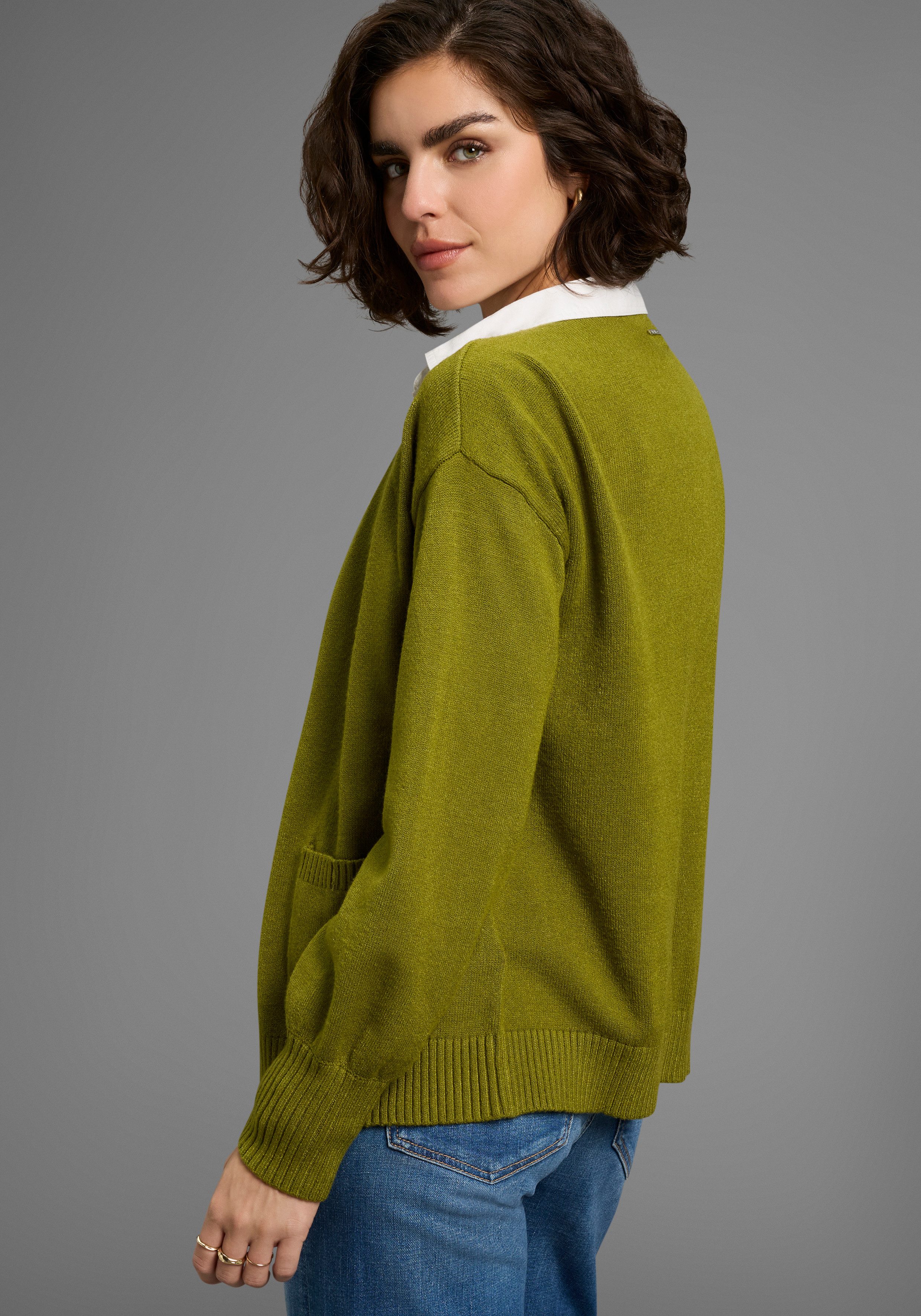 Laura Scott Strickjacke in Oversize günstig online kaufen