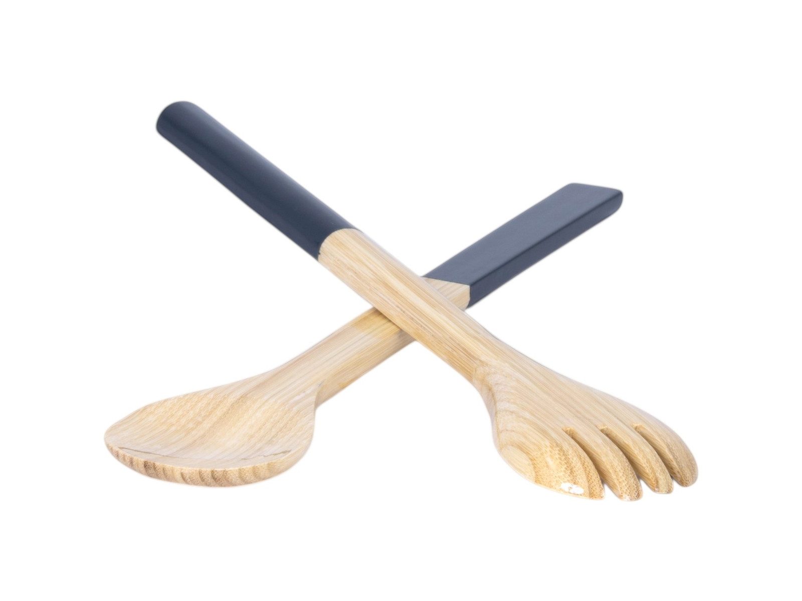 albert l. (punkt) Besteck-Set Bambus-Besteck stahlblau 37,5cm, Bambus