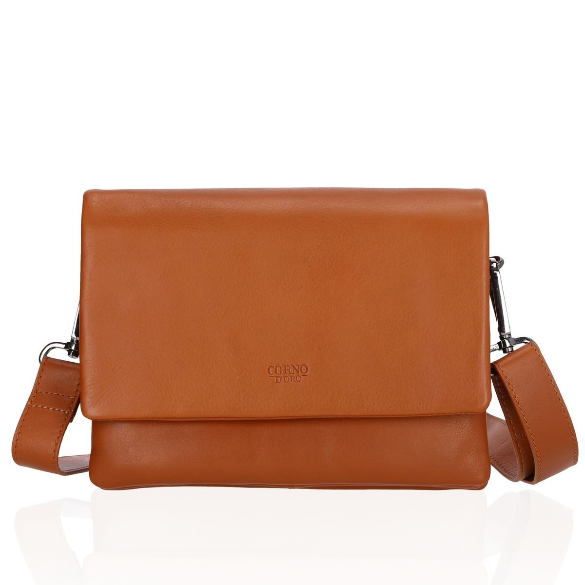 Corno d´Oro Schultertasche Damen Leder Klein günstig online kaufen