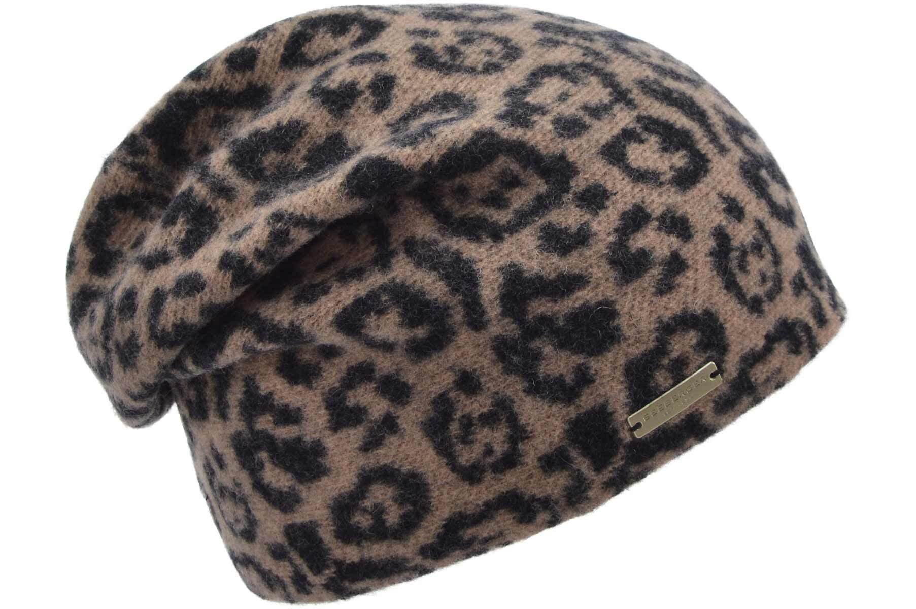 Seeberger Beanie Walk Headsock mit Leomuster 19851-0 günstig online kaufen