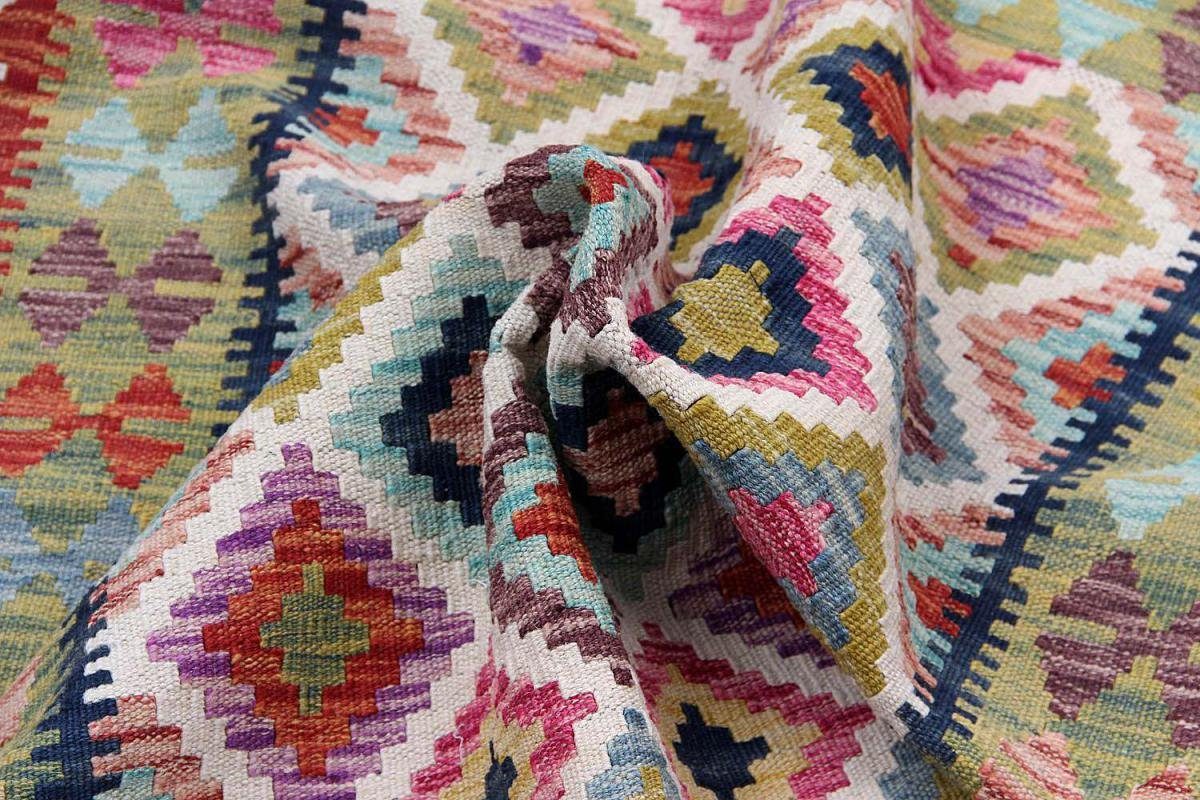 Handgewebter Afghan Orientteppich, Trading, Orientteppich rechteckig, 3 Nain mm 105x144 Kelim Höhe: