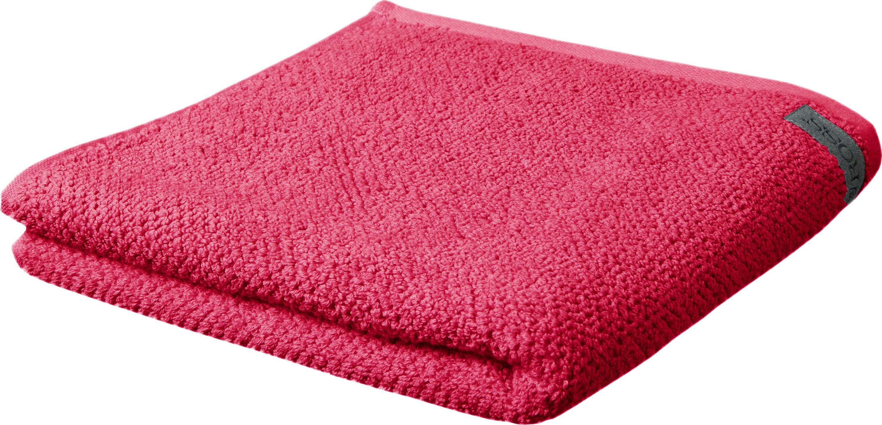 Gästetuch GOTS rechteckig rosa Duschtuch SELECTION Handtuch malve, ROSS (1-St), Frottee Waschhandschuh ROSS Verifiziert, 4007-13, Serie Handtuch
