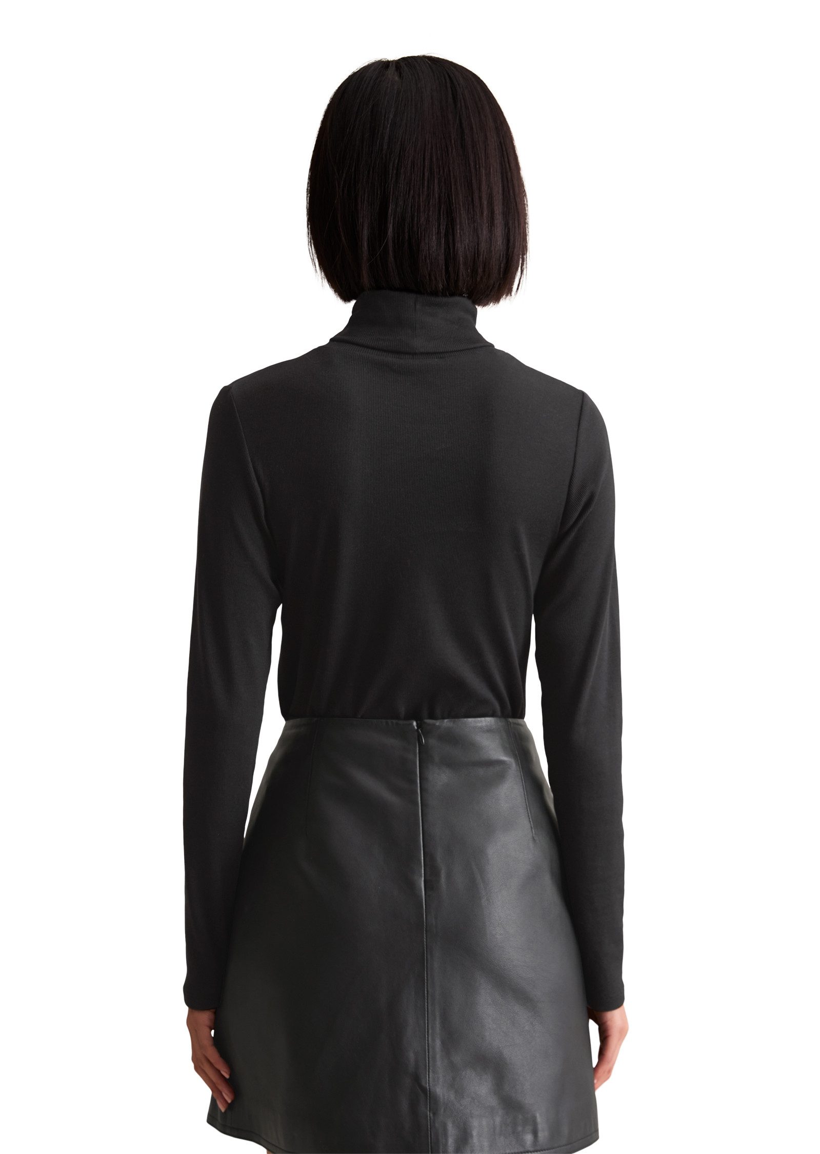 Marc O'Polo DENIM Rollkragenshirt slim fit, aus softem Ripp-Jersey günstig online kaufen