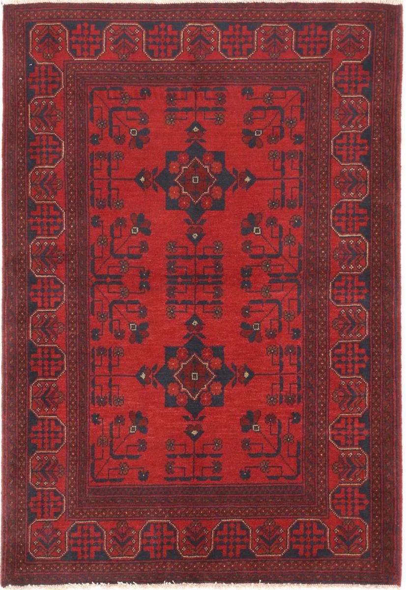 Orientteppich Khal Mohammadi 101x146 Handgeknüpfter Orientteppich, Nain Trading, rechteckig, Höhe: 6 mm | Kurzflor-Teppiche