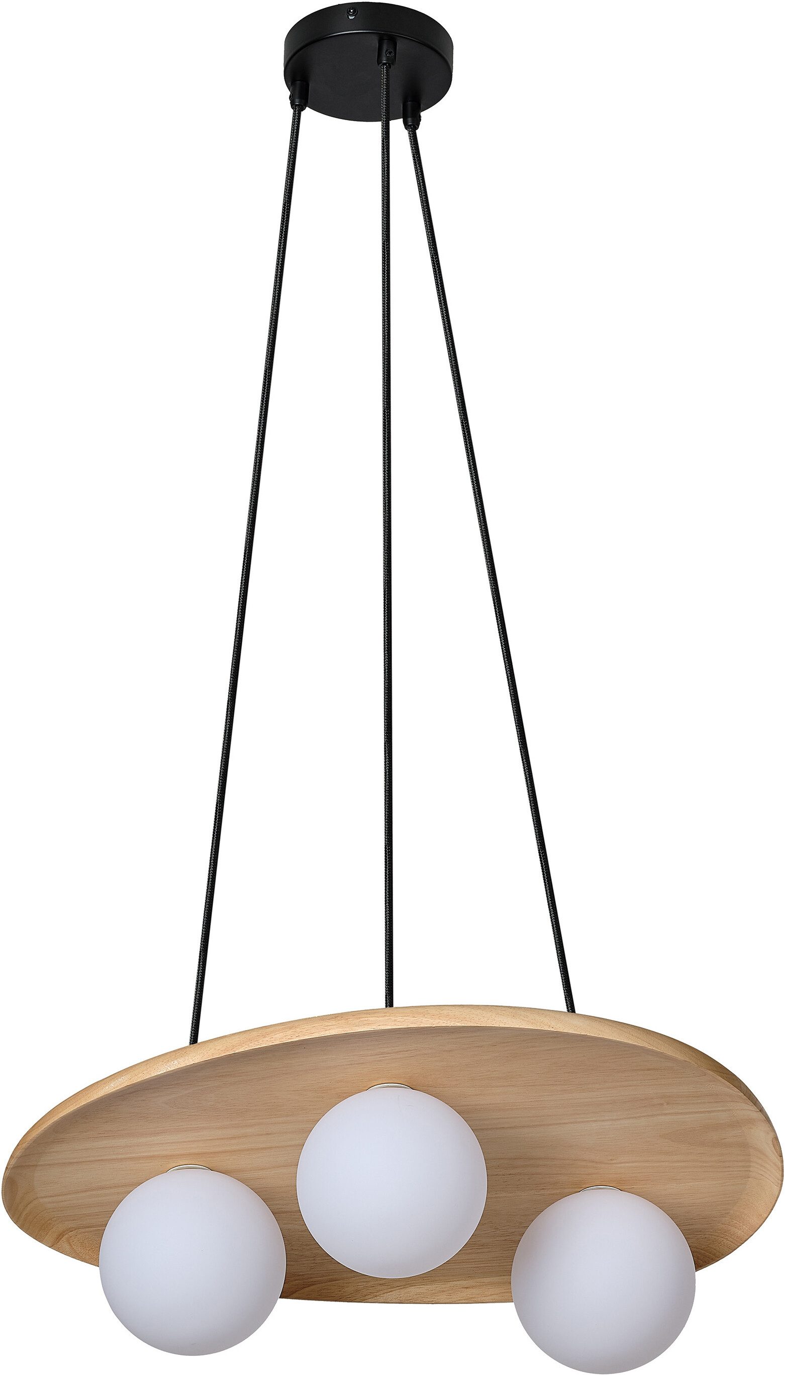 Osram Pendelleuchte Decor Acacia-Wood Nest, ohne Leuchtmittel, braun, Fassung G9