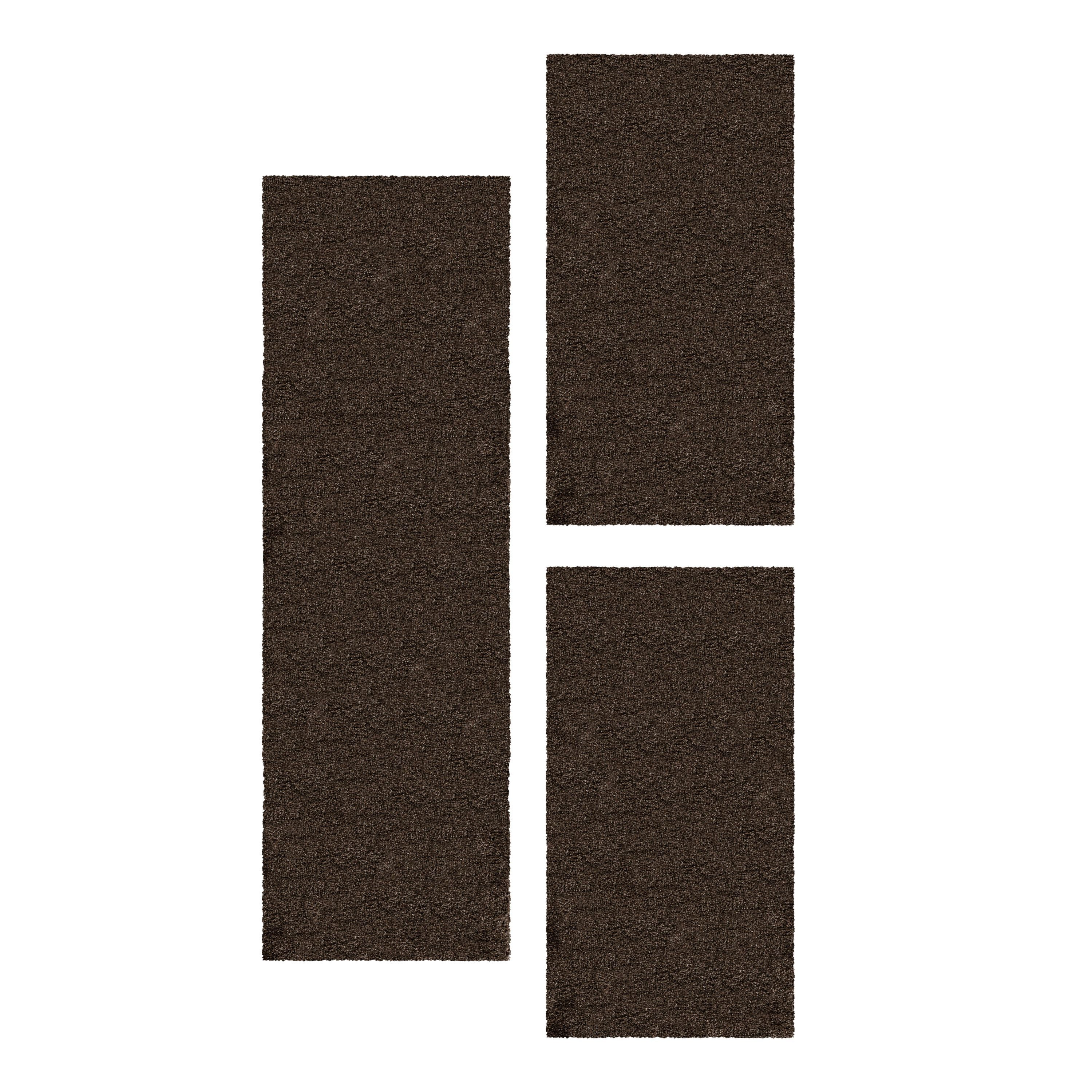 Carpettex Hochflor-Bettumrandung Unicolor - Einfarbig, Höhe 50 mm, (Bett-Se günstig online kaufen