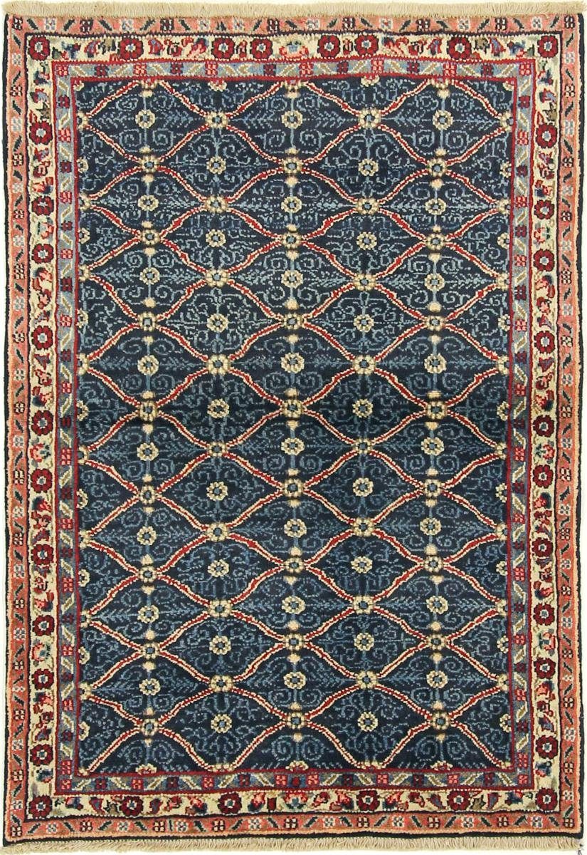 Orientteppich Hamadan Shahrbaf 104x152 Handgeknüpfter Orientteppich / Perserteppich, Nain Trading, rechteckig, Höhe: 8 mm