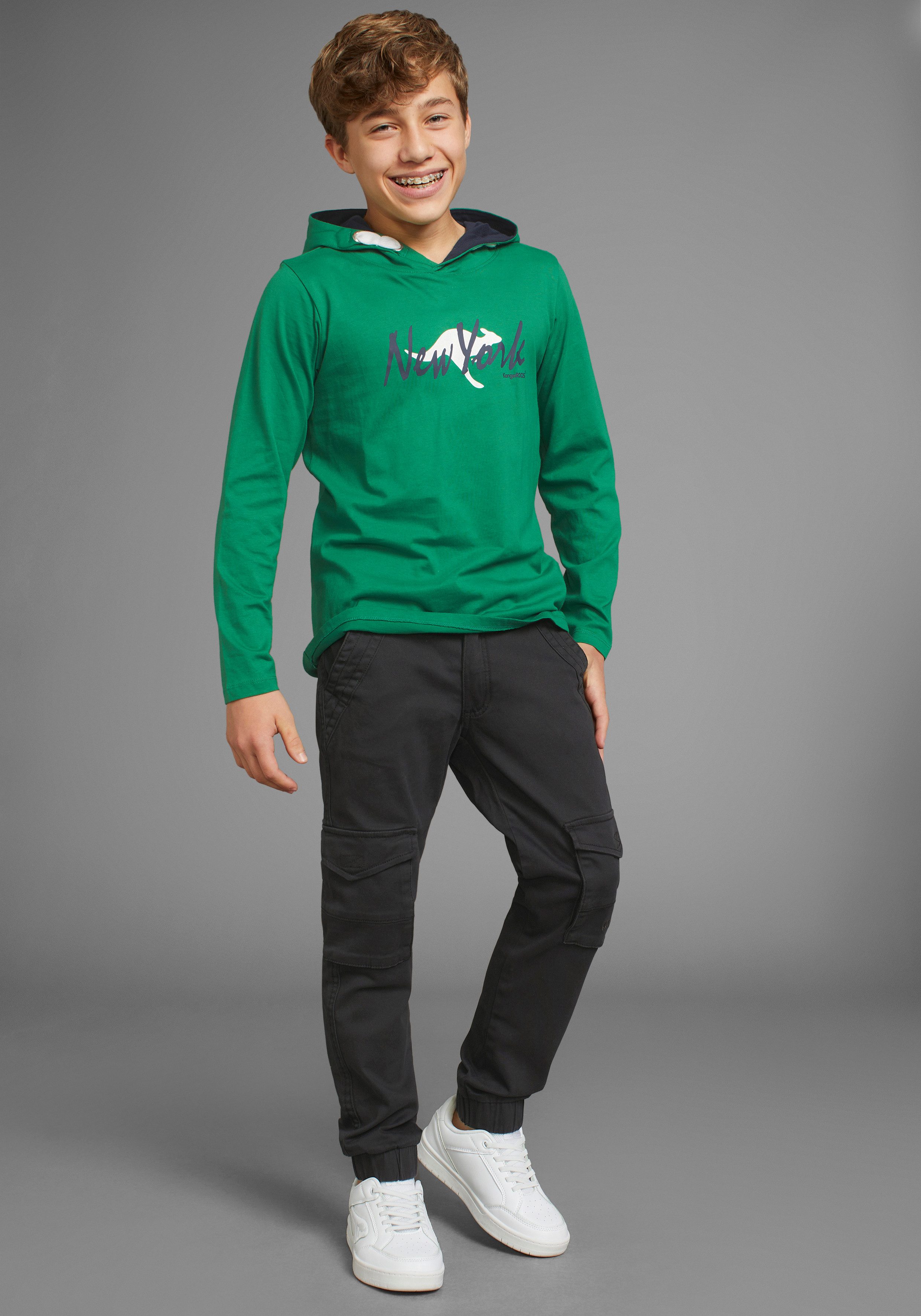 KangaROOS Kapuzenshirt Logo-Print, für den sportlichen Look