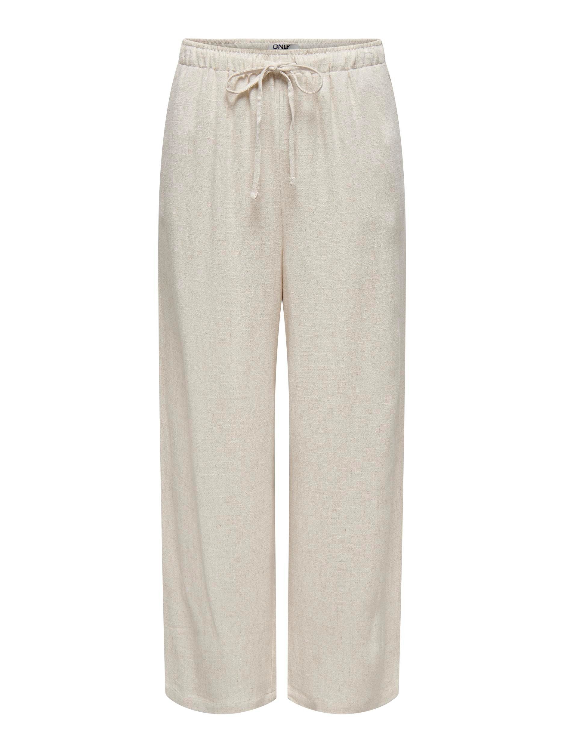 Schlupfhose ONLSIESTA MW PULL-UP LINEN BL PNT NOOS