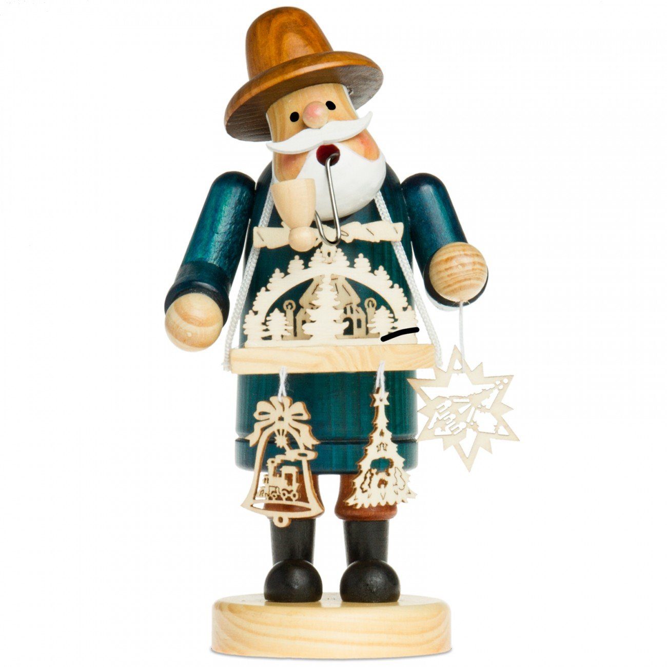 SIKORA Weihnachtsfigur RM-A Räuchermännchen aus Holz 3 Größen verschiedene Motive