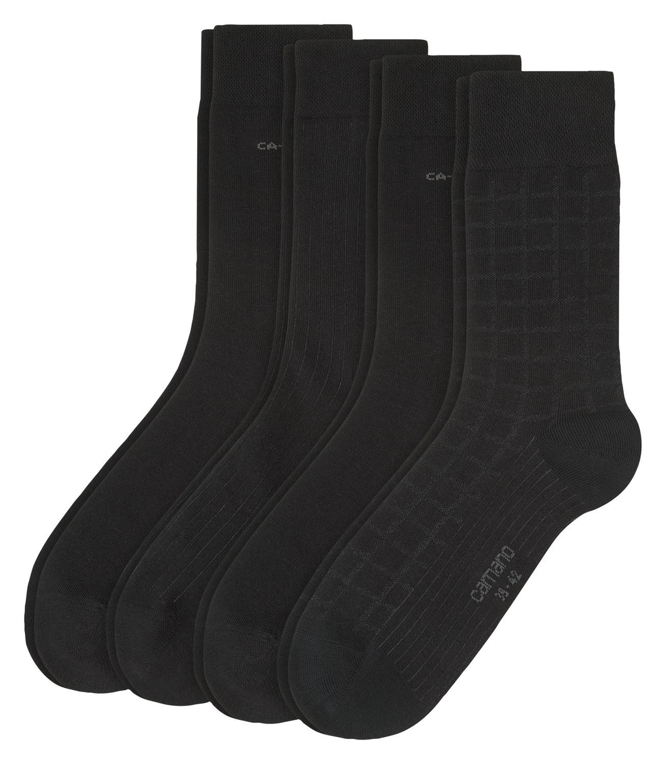 4 Paar in schwarz