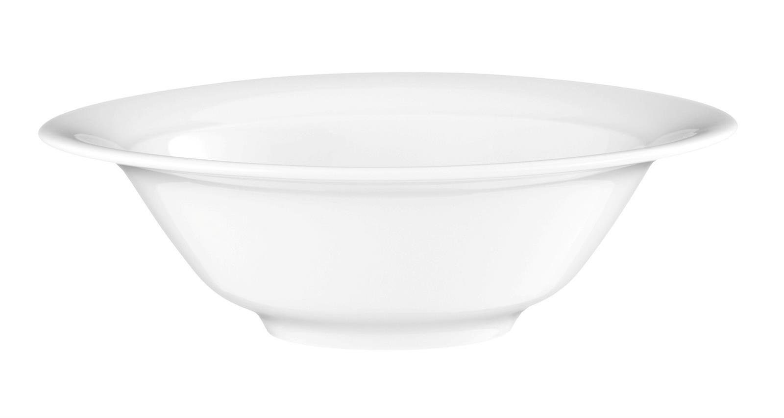 Seltmann Weiden Müslischale Seltmann Weiden Trio weiß Dessertschale 16cm, Porzellan, (1 Dessertschale)