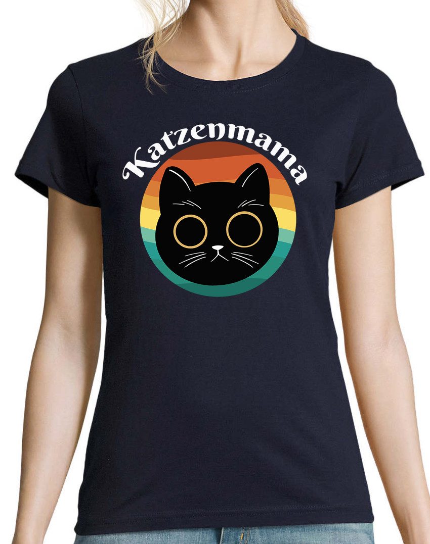 Youth Designz Print-Shirt Katzenmama Damen T-Shirt günstig online kaufen
