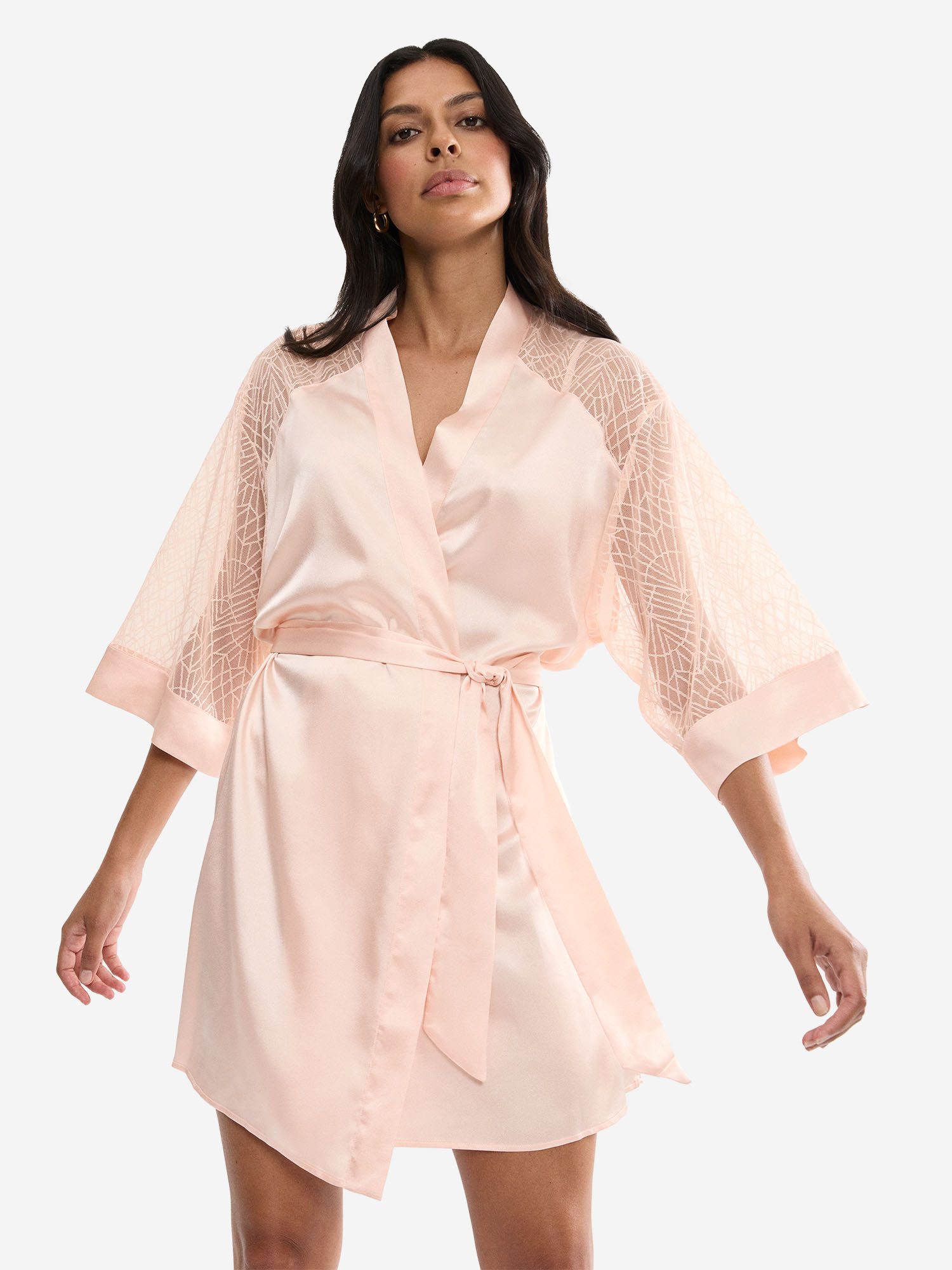 Triumph Morgenmantel Red Label A Weekend to Remember, Hausmantel, Kimono, Bademantel