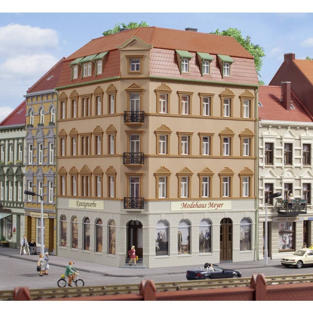 Auhagen Modelleisenbahn-Gebäude H0 Eckhaus Schmidtstraße 10 11447