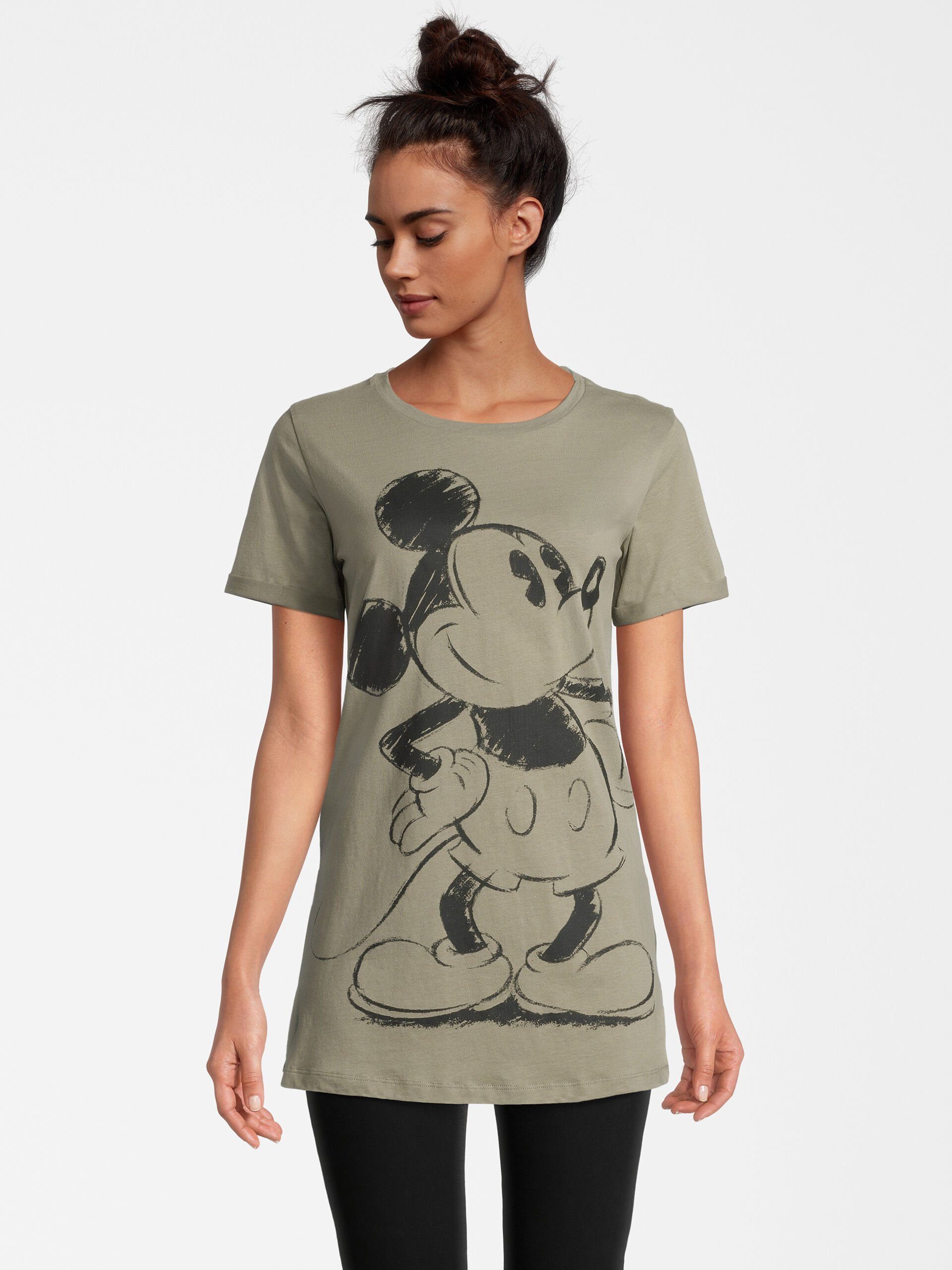 COURSE Longshirt Mickey Mouse khaki