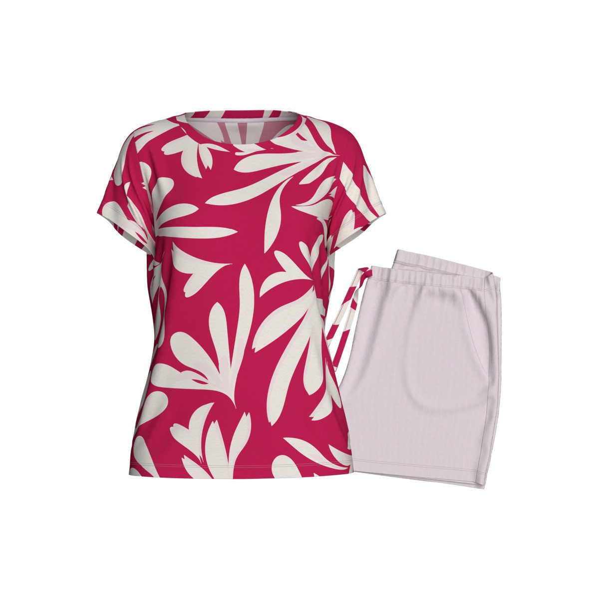 IMPETUS Pyjama IM8511P5300 Damen Schlafanzug, Zweiteiler, Nachtwäsche, Nachtgewand, Nachtzeug