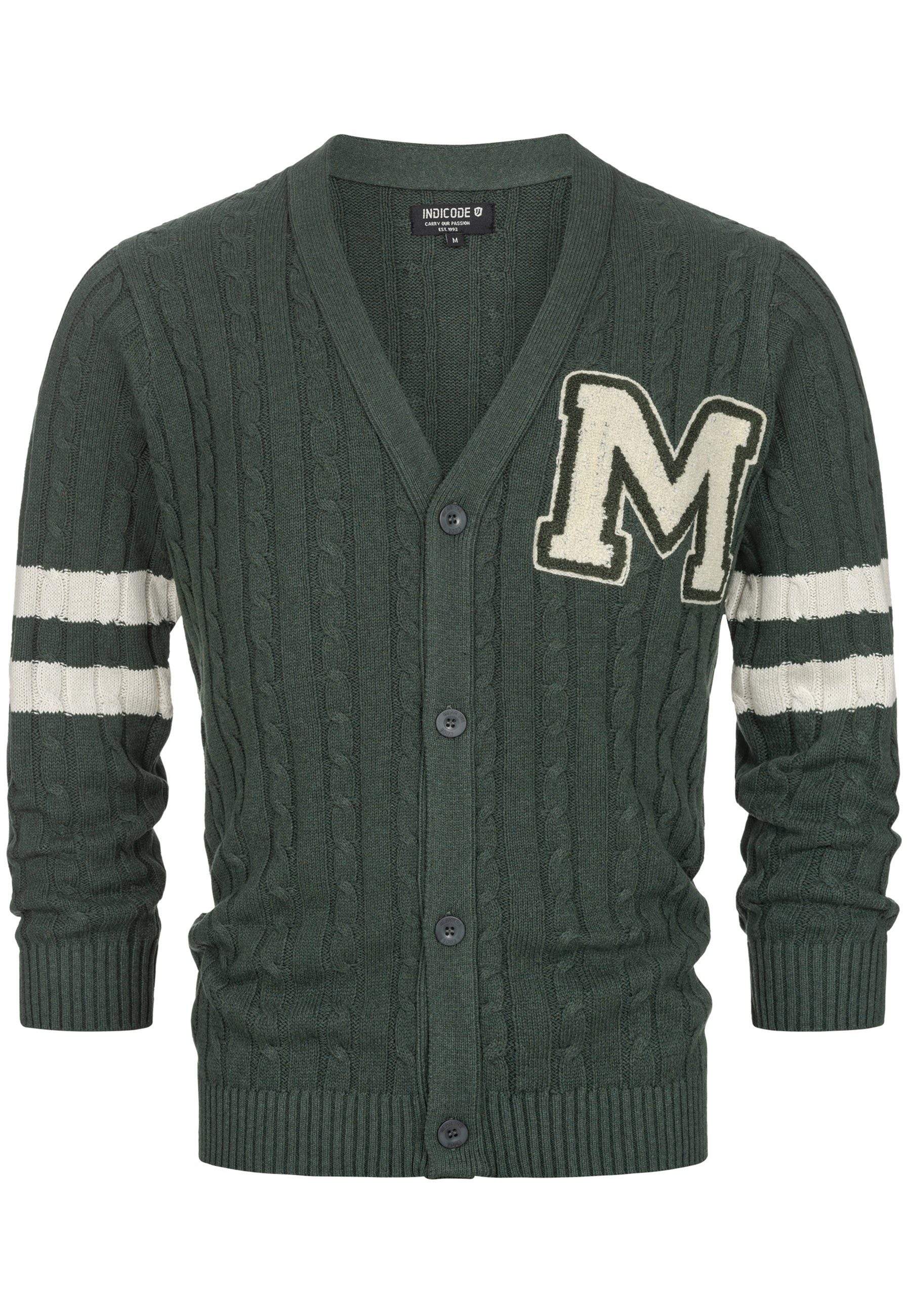 Indicode Strickjacke Herren INJose Herrenstrickjacke günstig online kaufen