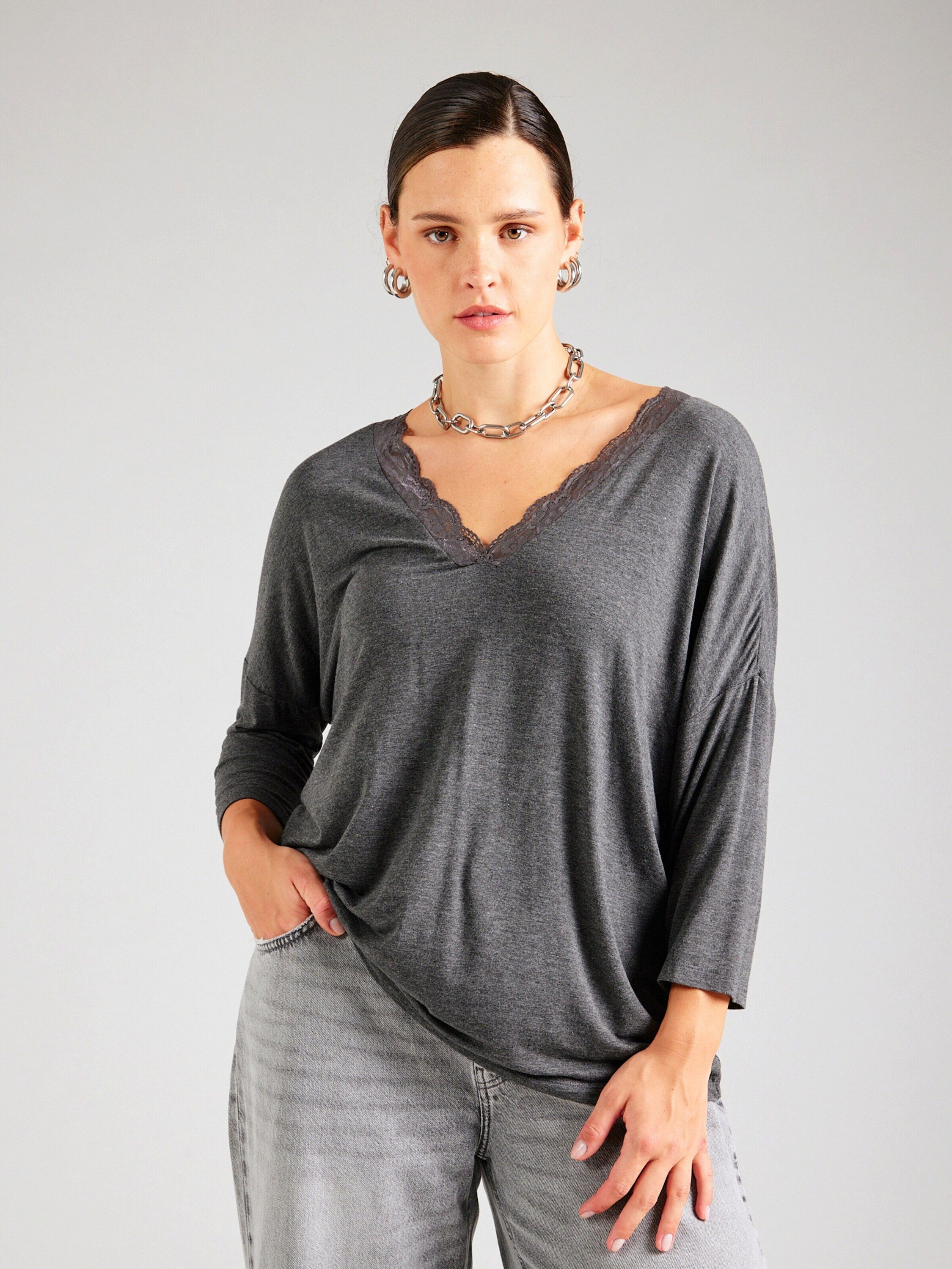 ONLY CARMAKOMA 3/4-Arm-Shirt (1-tlg) Spitze