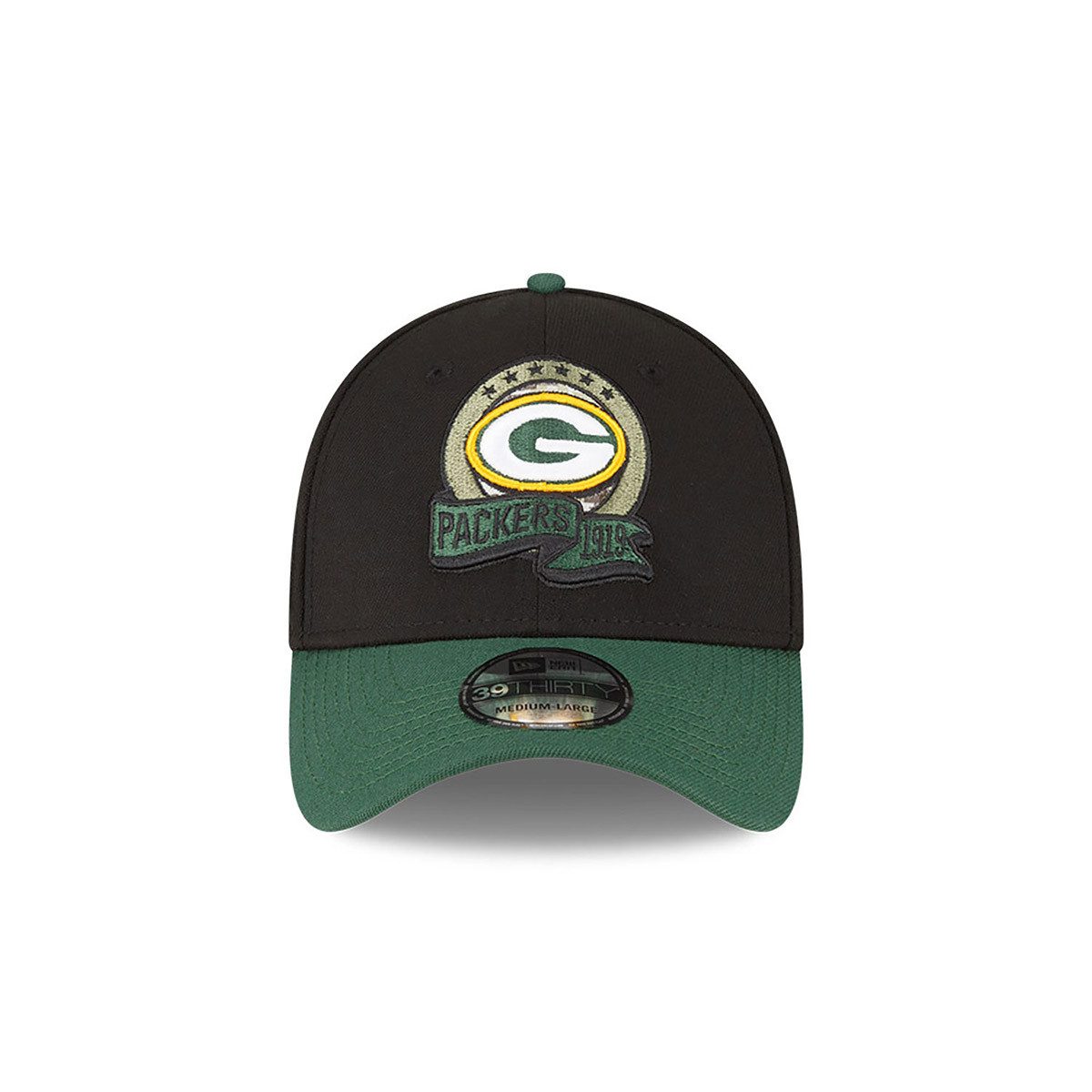 New Era Baseball Cap 39THIRTY NFL22 Salute To Service Green Bay Packers (1-St., kein Set)