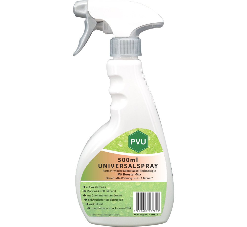 Thumbnail - PVU Insektenspray Insekten Bekämpfung mit Fortschrittlicher Mikrokapsel-Technologie, 1 l, Booster Mix, unmittelbarer Kno...
