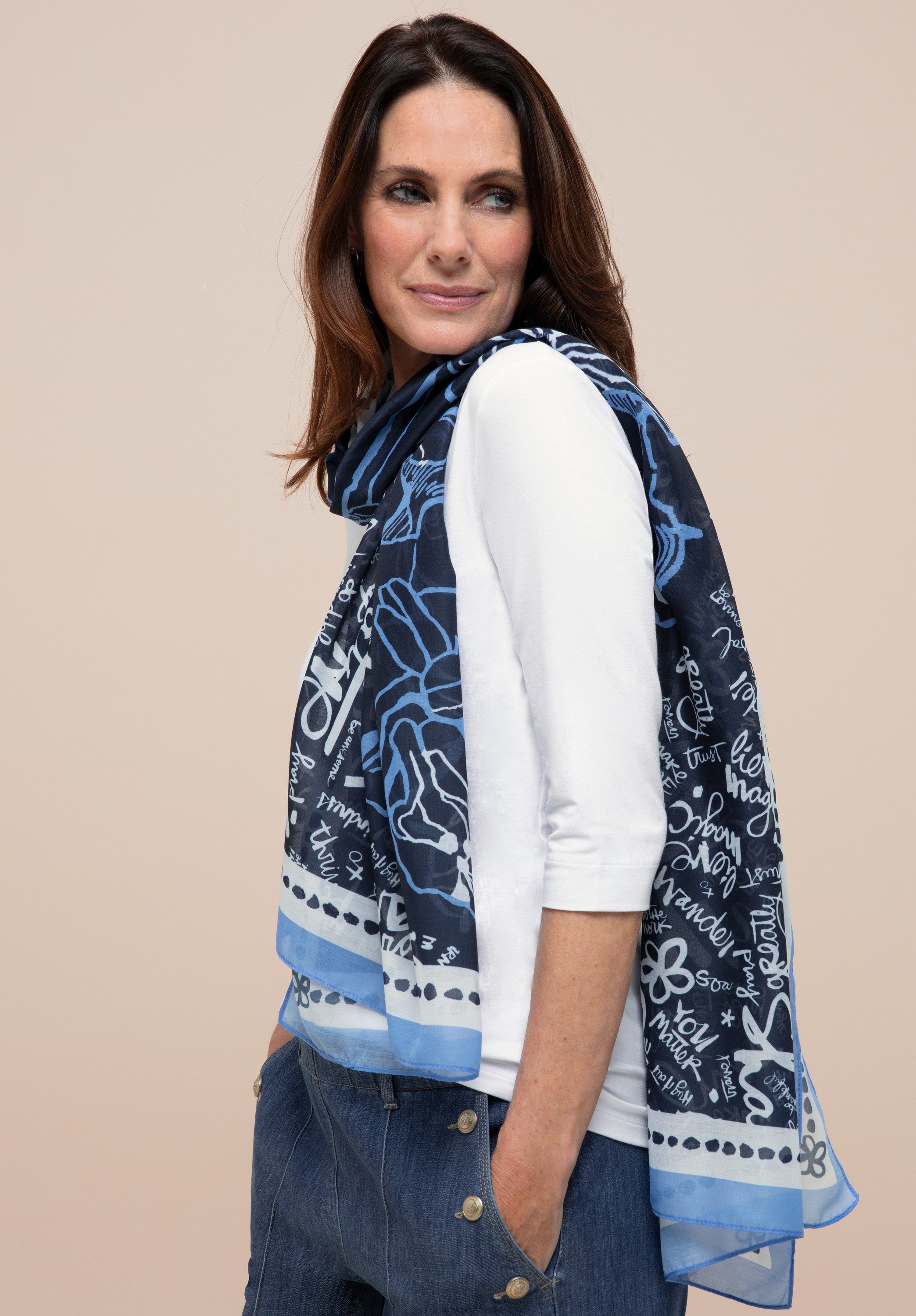 bianca Modetuch KAPA, mit coolem Mustermix und Wording günstig online kaufen