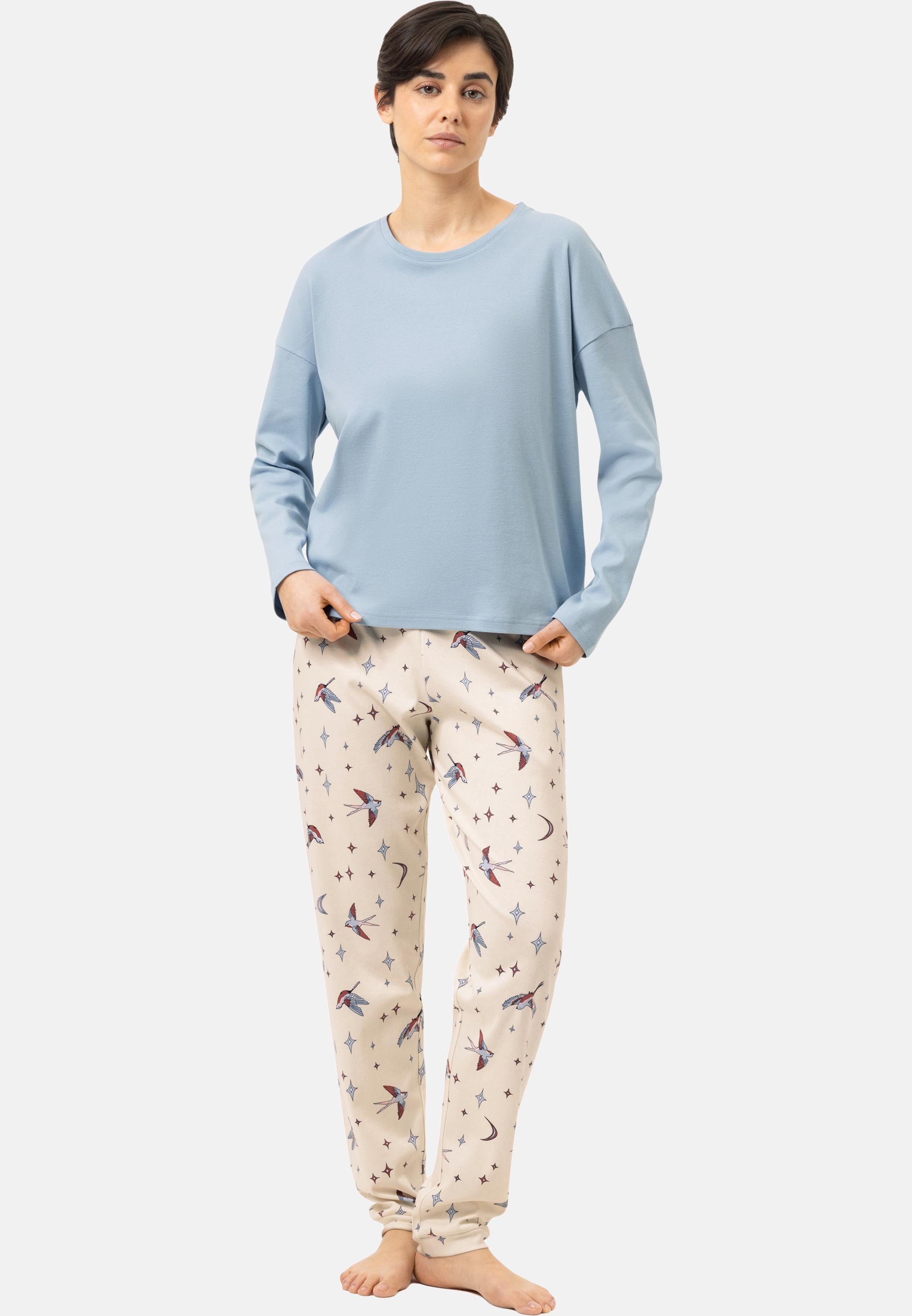 Mey Pyjama Sleep & Relax (Set, 2 tlg) Schlafanzug - Baumwolle - Atmungsaktiv