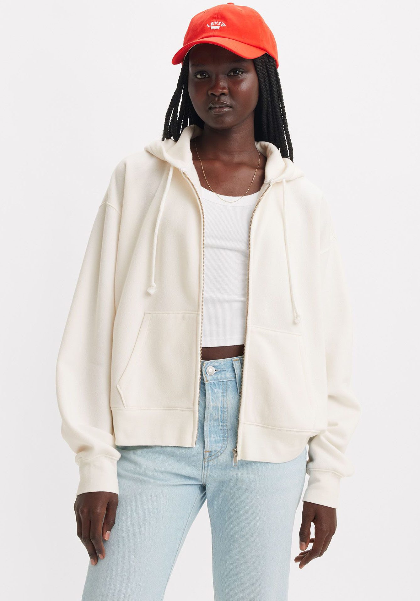 Levi's® Kapuzensweatjacke EVERYDAY ZIP HOODIE mit Logo Stickerei günstig online kaufen