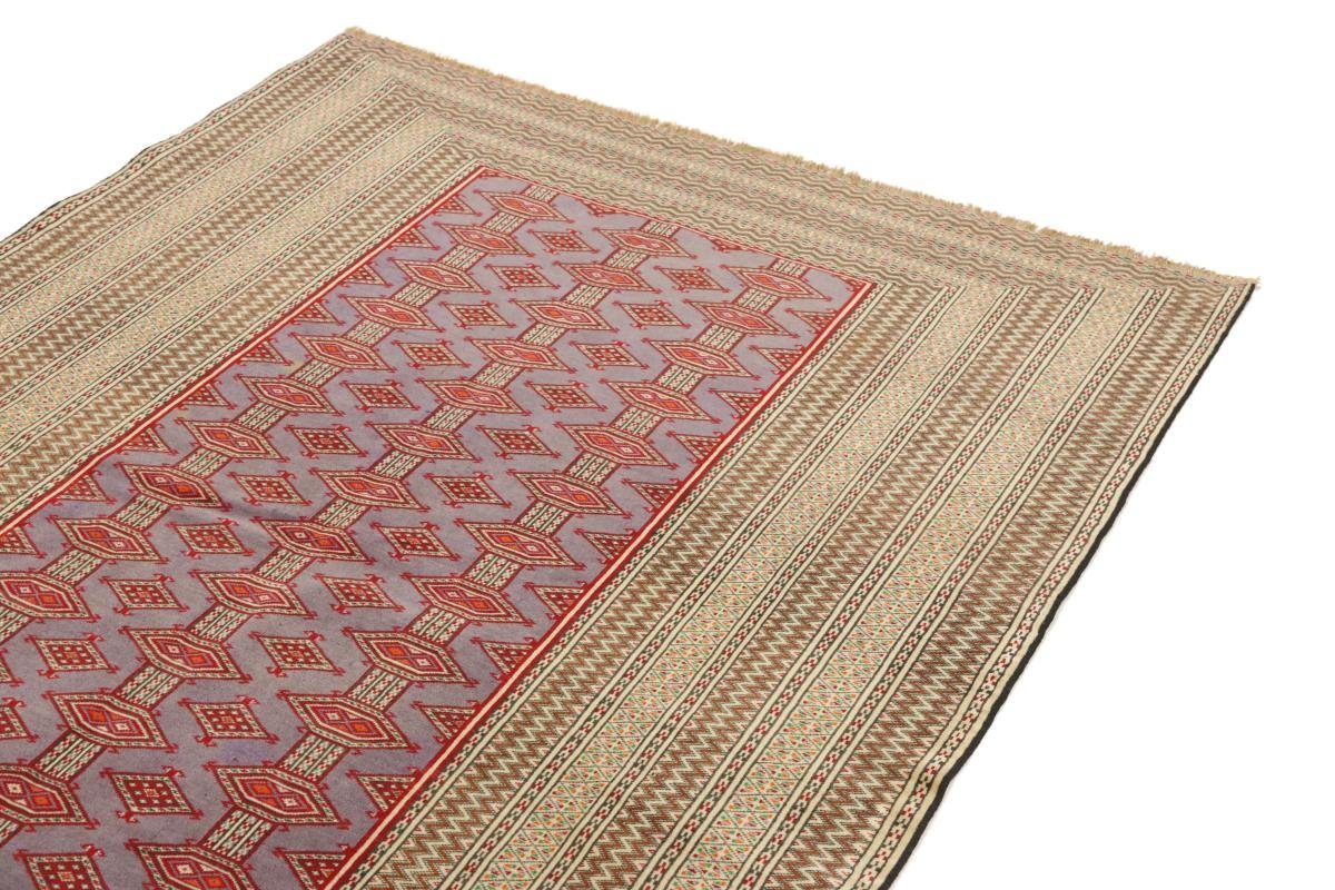 Orientteppich Turkaman Höhe: Trading, Handgeknüpfter Perserteppich, Nain Orientteppich 133x189 6 rechteckig, / mm