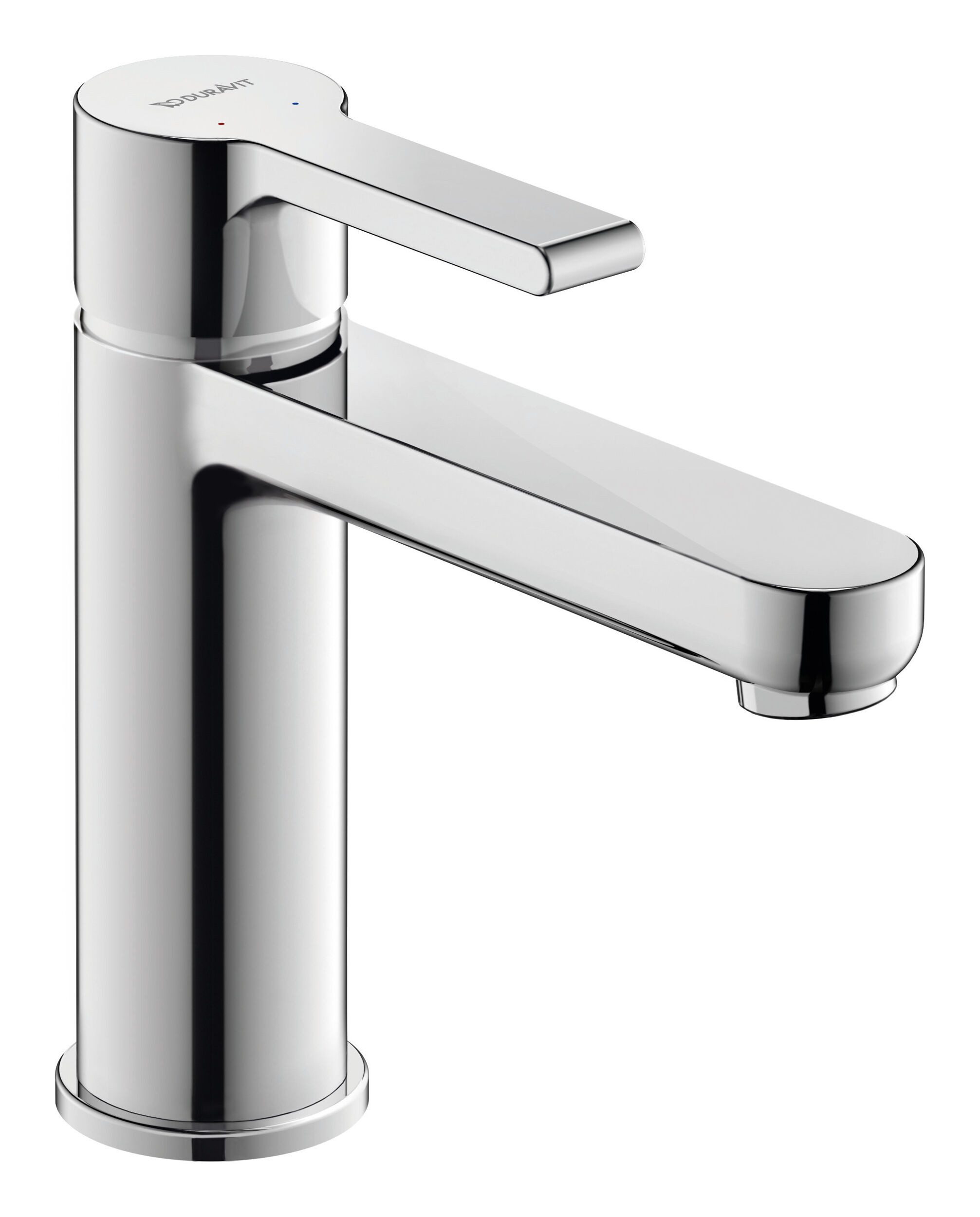 Duravit Waschtischarmatur B.2 Serie Einhebel Ausladung 139 mm o. Zugstangen-Ablaufgarnitur