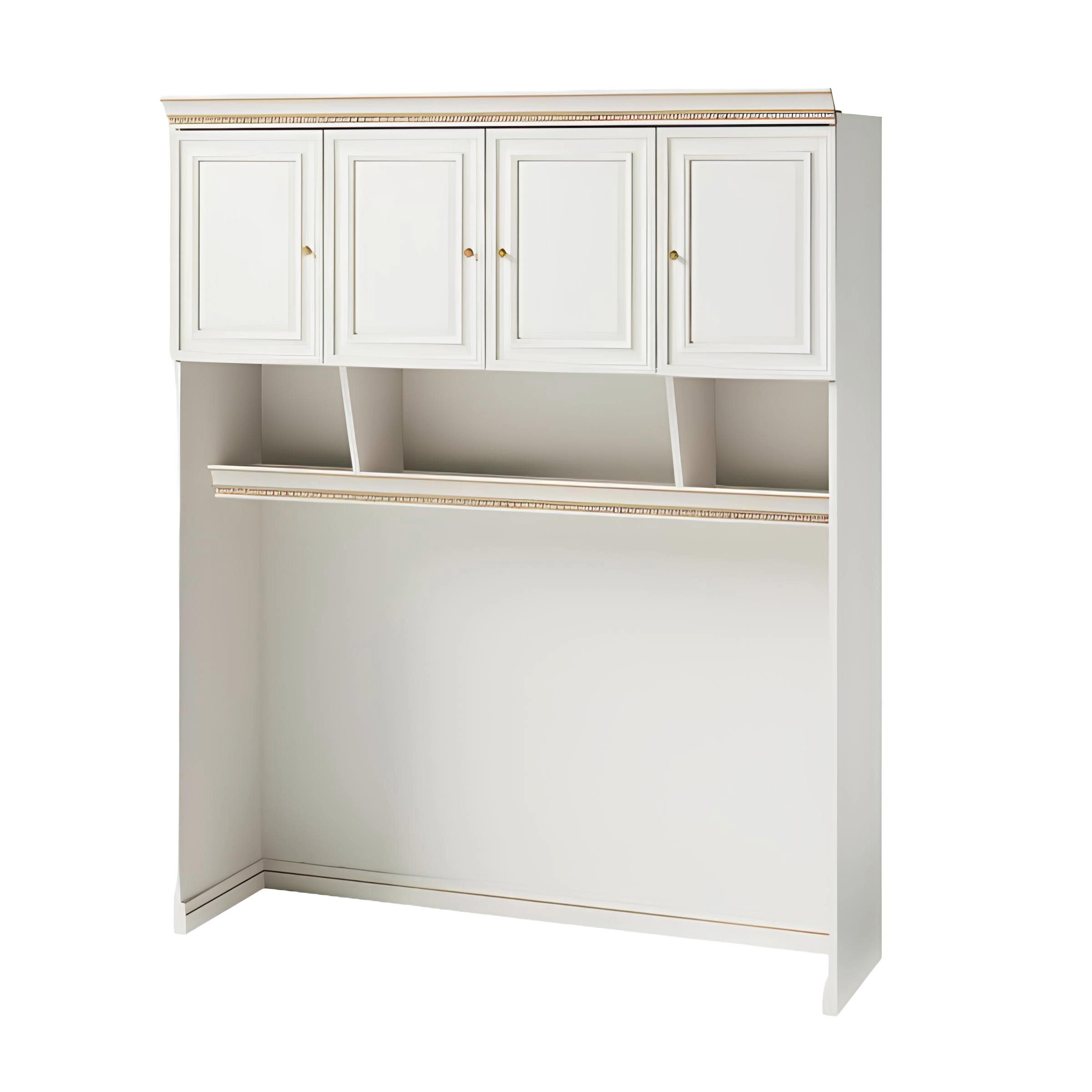 Xlmoebel Kleiderschrank Begehbarer Kleiderschrank mit integrierter Nische für Hocker (Element Kleiderschrank (TRK) Hergestellt in Europa