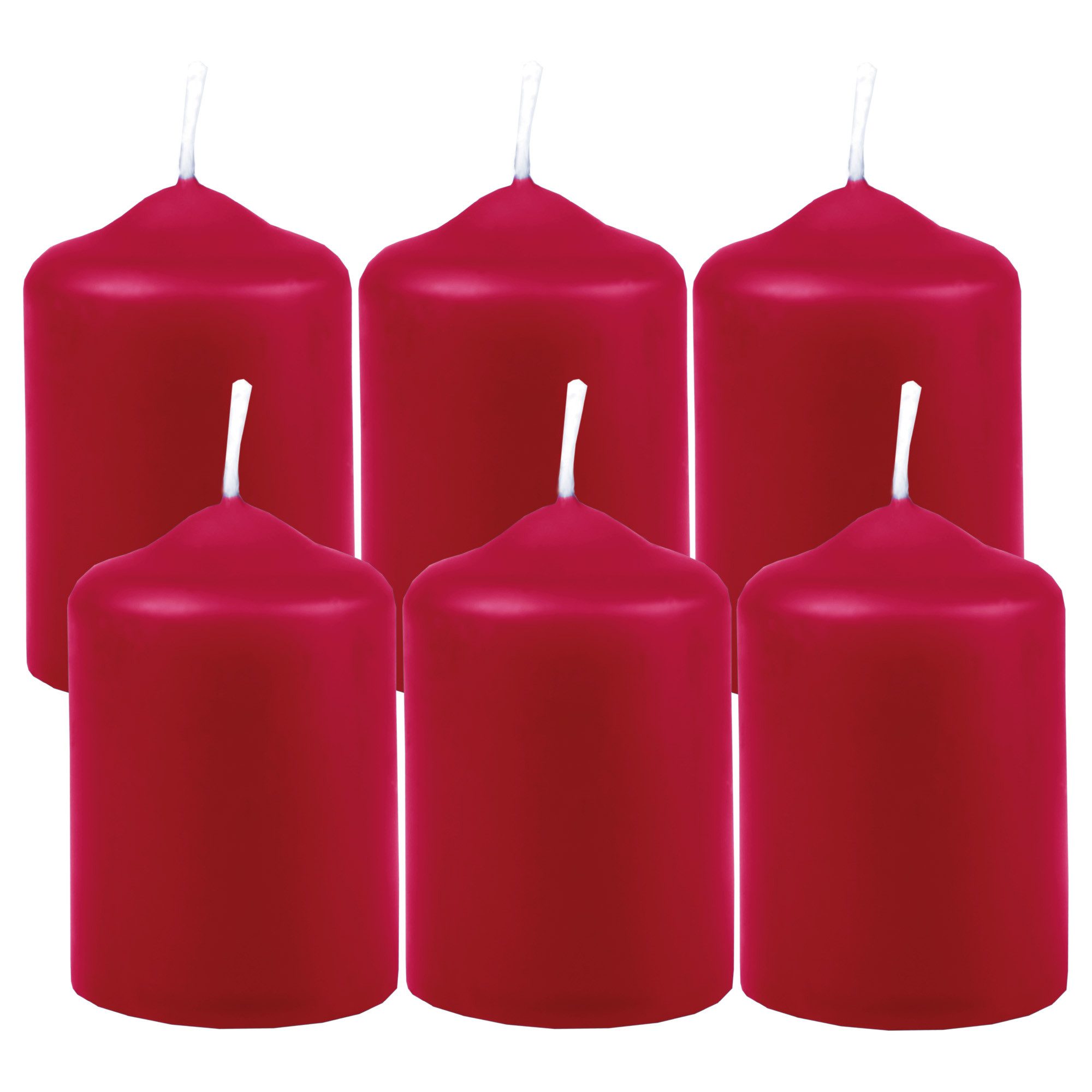 HS Candle Stumpenkerze aus Wachs (Sparset, 6-tlg., Dekolicht), Ø4cm x 6cm T günstig online kaufen