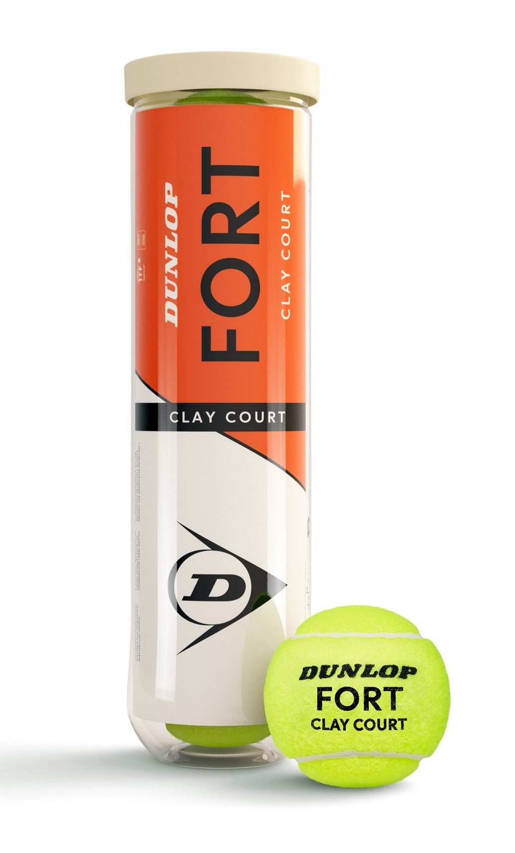Dunlop Tennisball Fort Clay Court (Sandplatz) Dose 4er