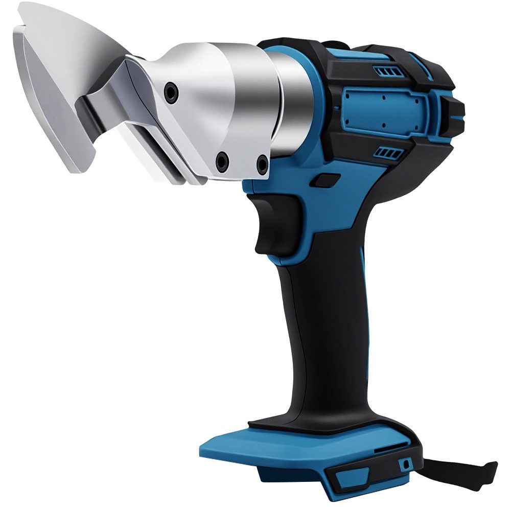 PODOFO Akku-Blechschere Akku-Metallschere Akku-Elektroschere 800W, Geeignet zum Schneiden von Blechen, Stahlgittern und Teppichen