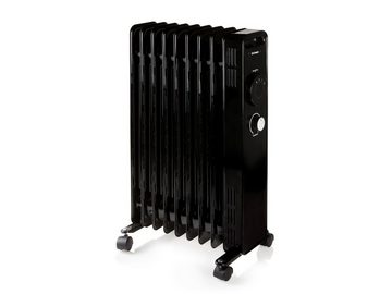 Domo Ölradiator, 2000 W, Elektro Heizkörper 9 Rippen mobile Elektroheizung leise Heizradiator