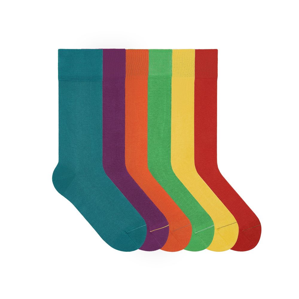 Socken Classic Socken-Set mit Signature Innenbund in mehrfarbig