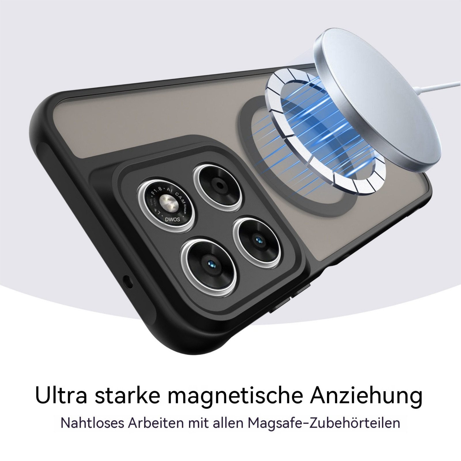 betterfon Handyhülle für Motorola Modelle,Magsafe Hülle Magnet Case, Magnetisches Laden, kompatibel mit kabellosem Ladezubehör – Bild 5 von 5