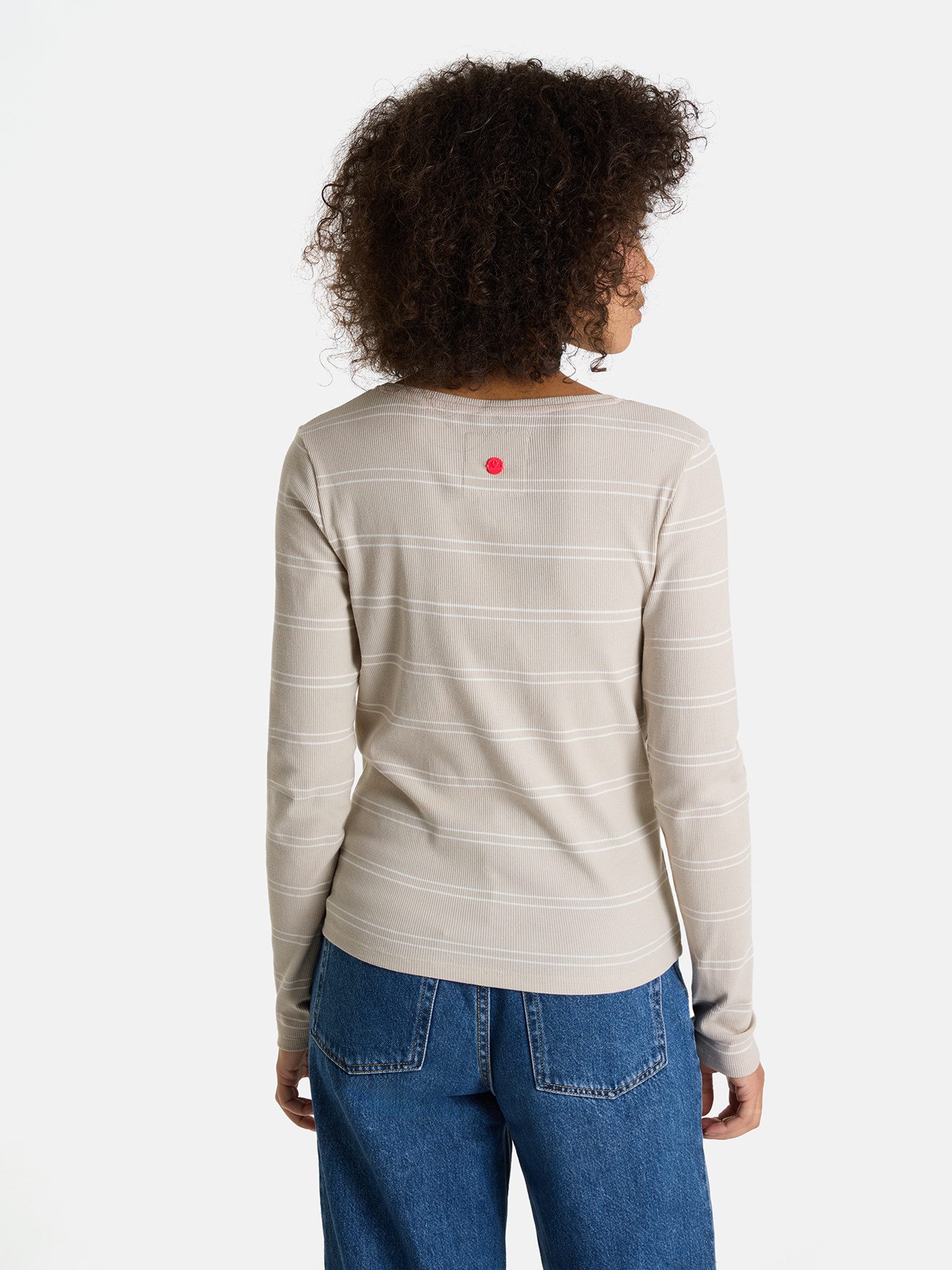 Lieblingsstück Langarmshirt SinaL mit Herzmotiv und Streifen