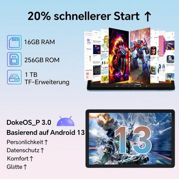 OSCAL 16(8+8) GB RAM Android 13 Octa-Core-Prozessor Gaming Tablet (11", 256 GB, Android 13, 4G LTE, Leistungsstarkes Multimedia-Erlebnis: Beeindruckendes)