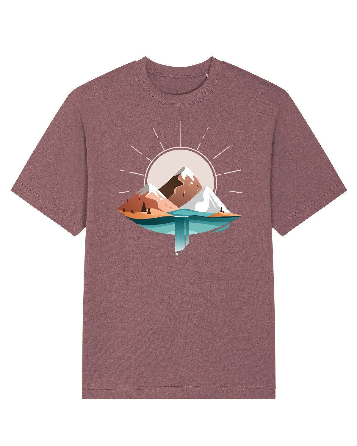 Lake Aloe wat? Sunrise Print-Shirt (1-tlg) & Apparel
